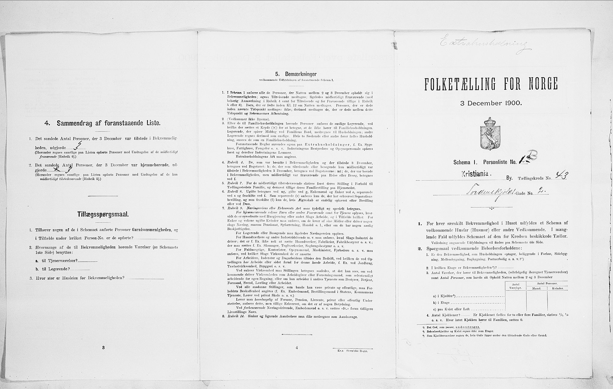 SAO, Folketelling 1900 for 0301 Kristiania kjøpstad, 1900, s. 102621