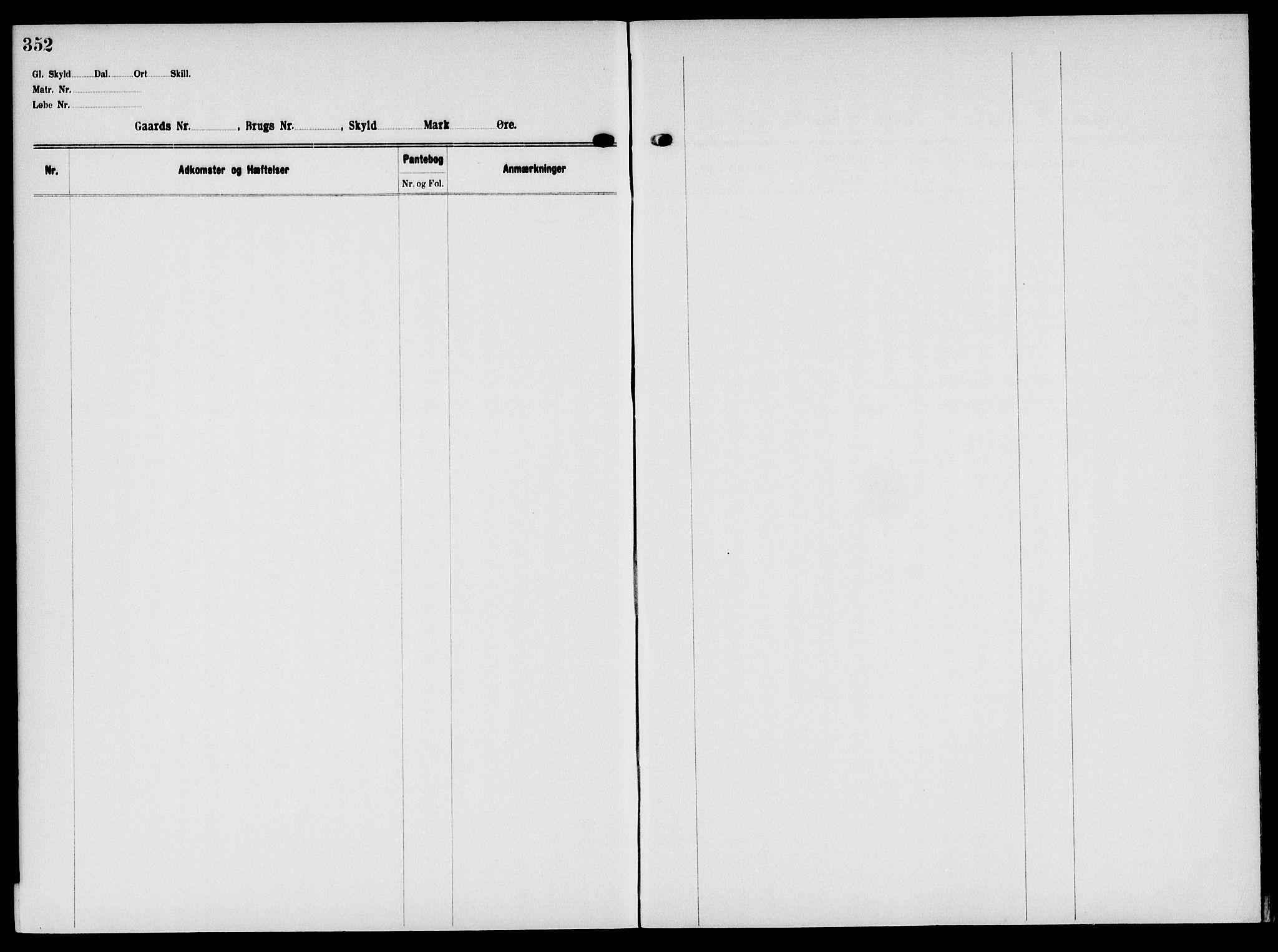 Solør tingrett, AV/SAH-TING-008/H/Ha/Hak/L0006: Panteregister nr. VI, 1900-1935, s. 352