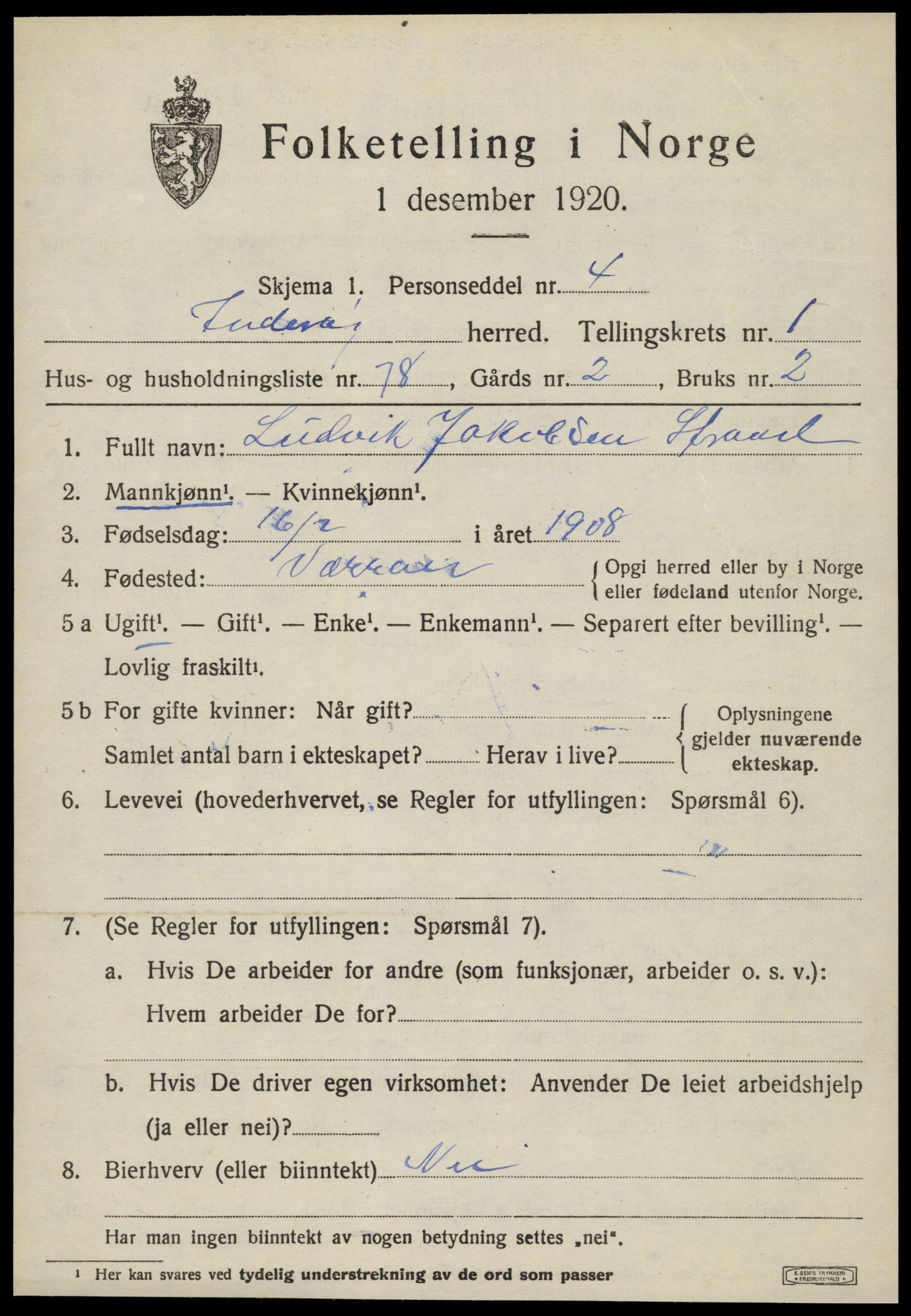 SAT, Folketelling 1920 for 1729 Inderøy herred, 1920, s. 1805
