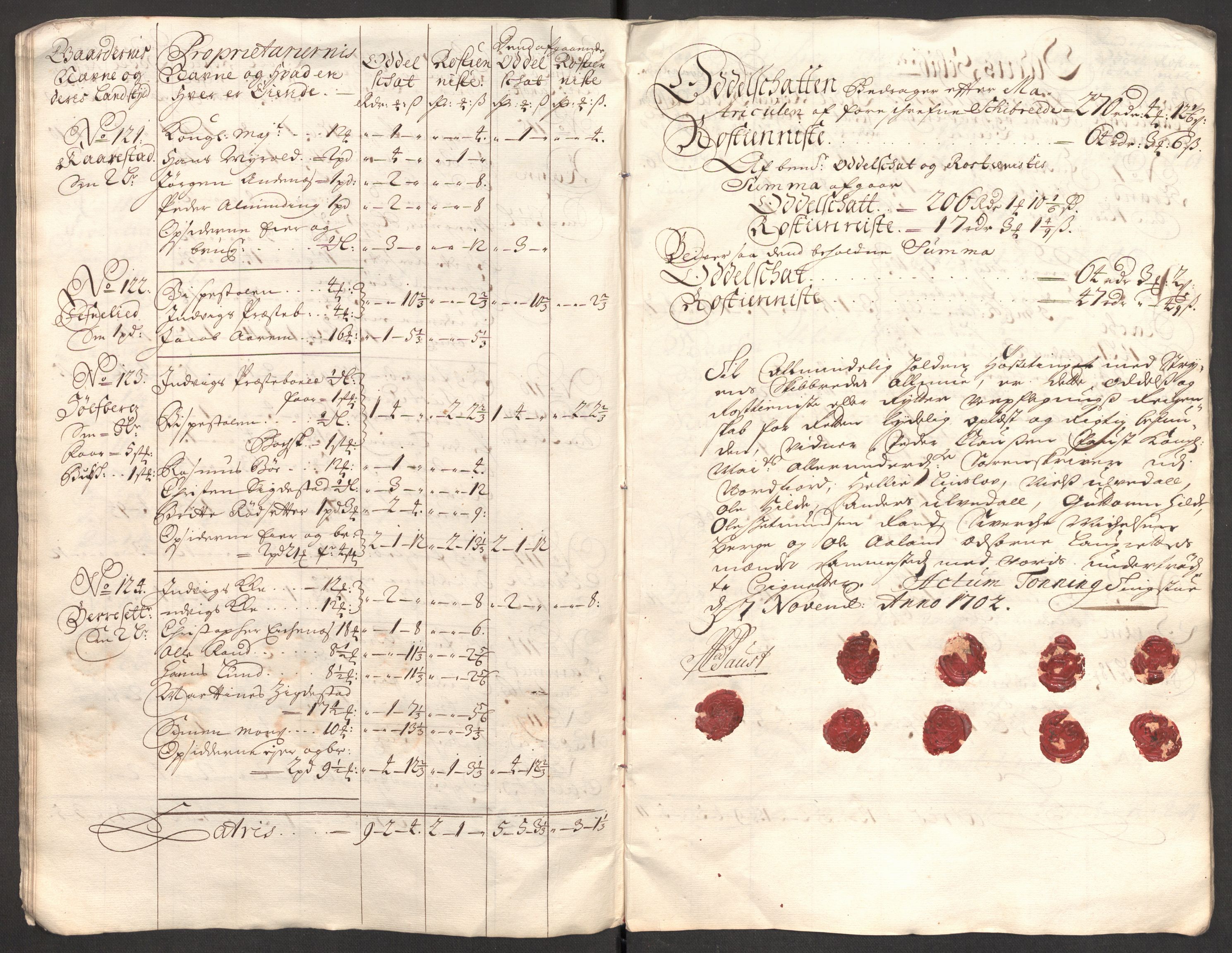 Rentekammeret inntil 1814, Reviderte regnskaper, Fogderegnskap, AV/RA-EA-4092/R53/L3426: Fogderegnskap Sunn- og Nordfjord, 1702, s. 124