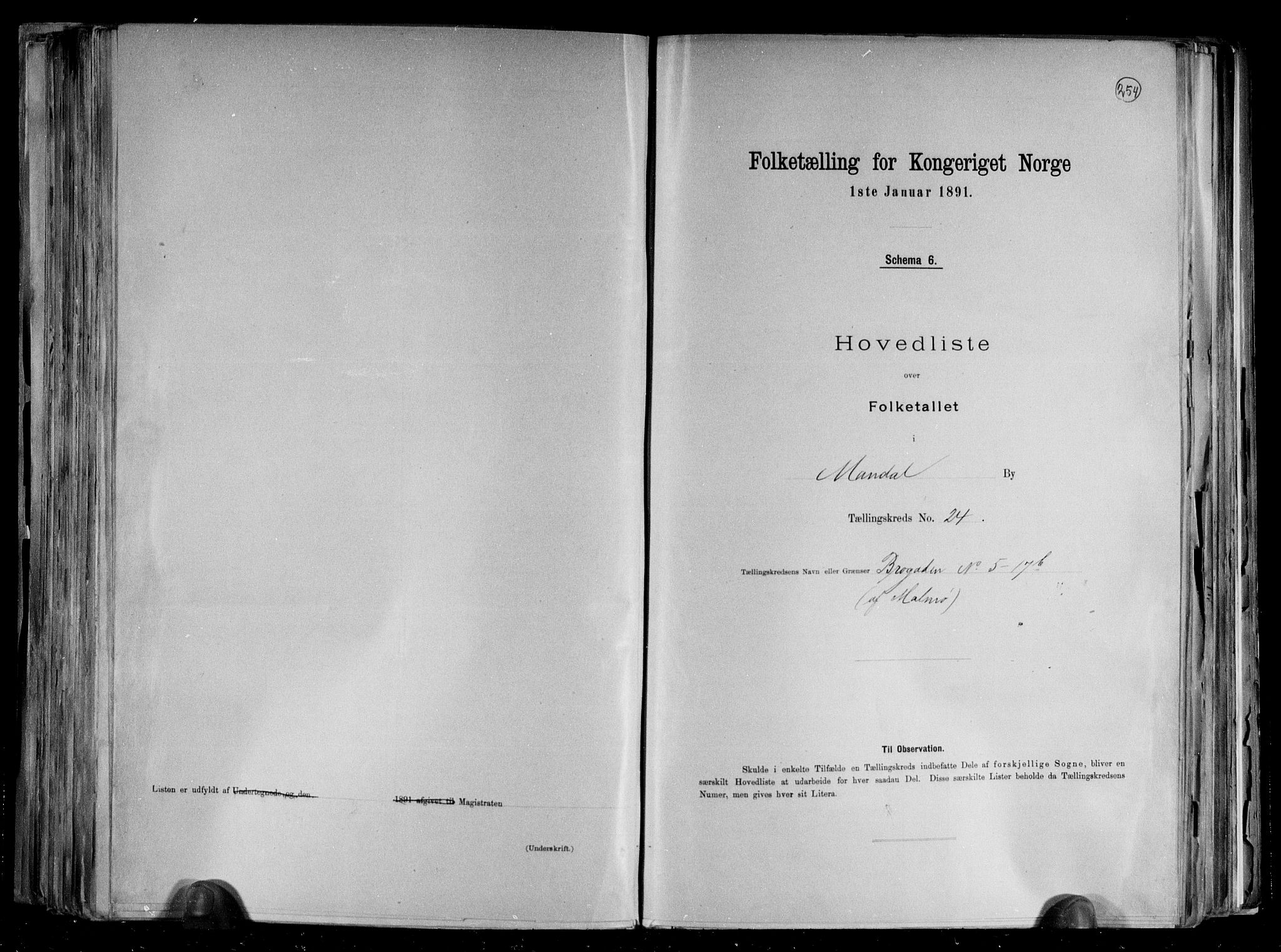 RA, Folketelling 1891 for 1002 Mandal ladested, 1891, s. 52