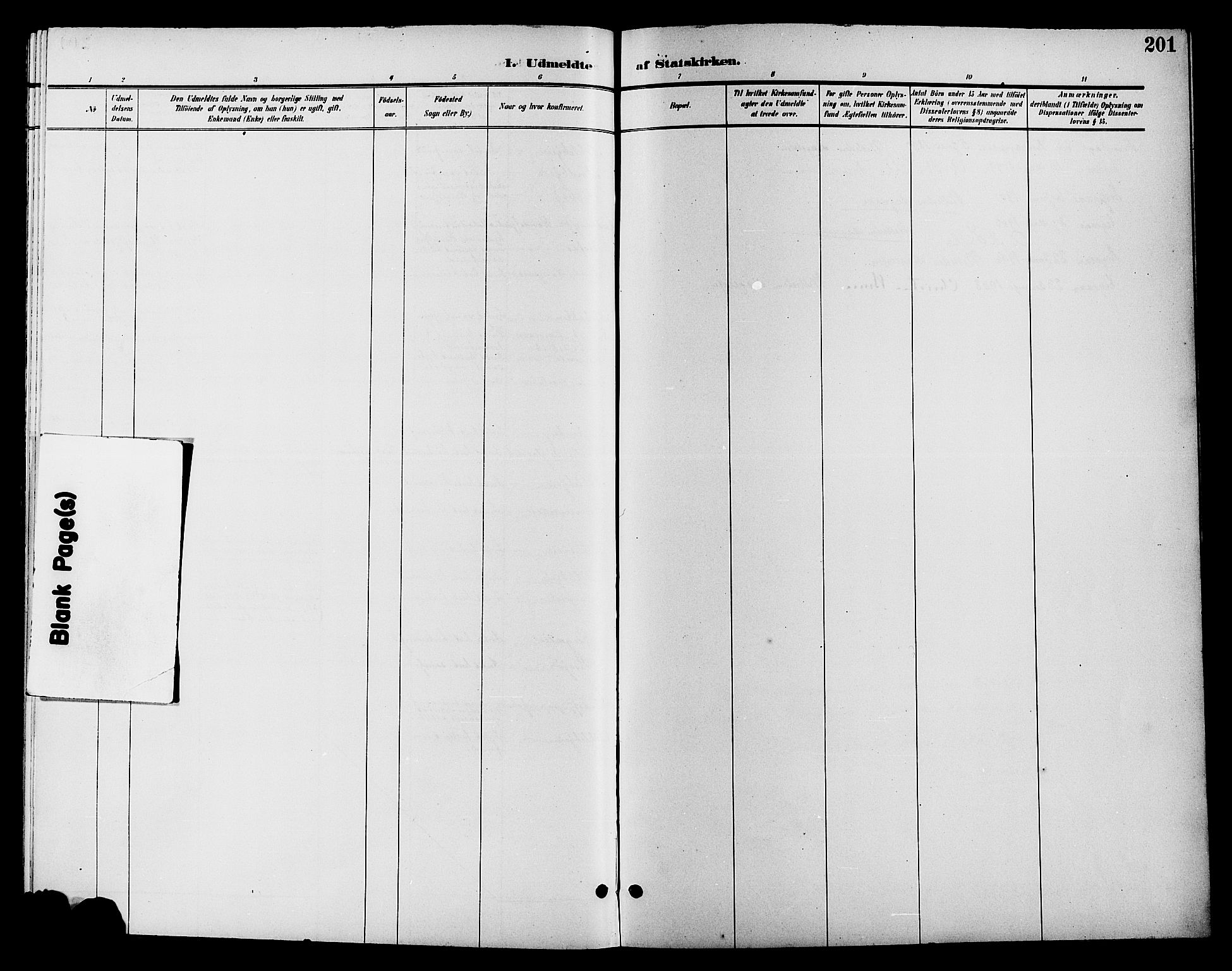 Jevnaker prestekontor, SAH/PREST-116/H/Ha/Hab/L0002: Klokkerbok nr. 2, 1896-1906, s. 201