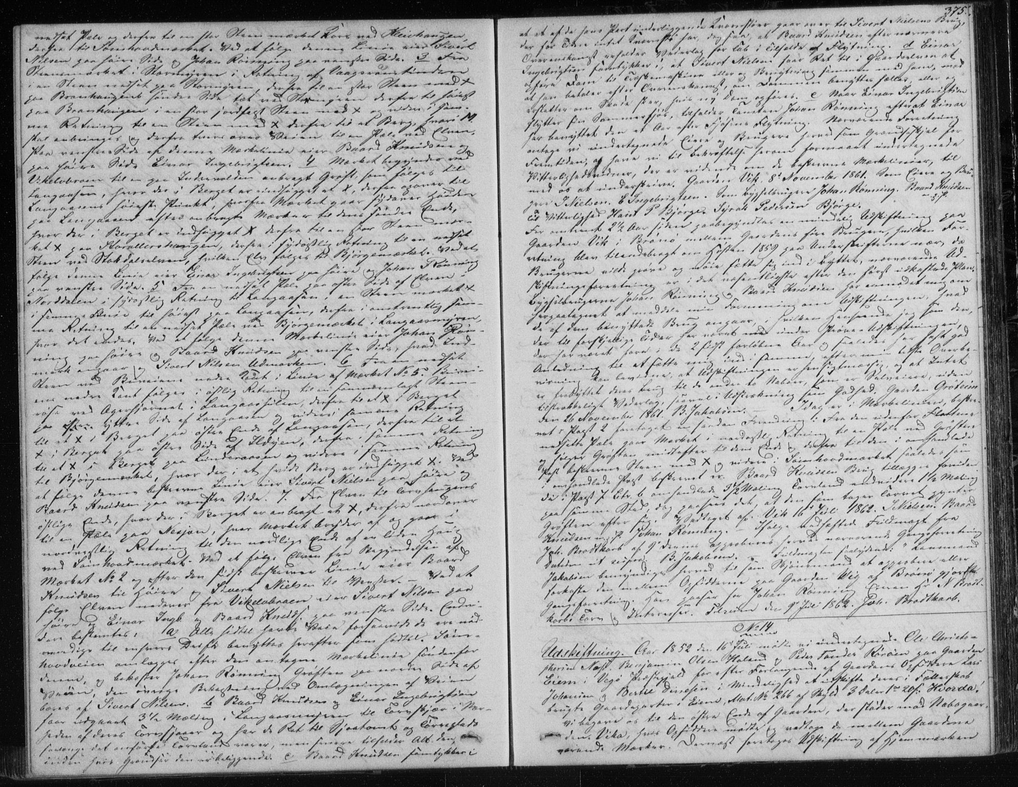 Søndre Helgeland sorenskriveri, AV/SAT-A-4575/1/2/2C/L0001: Pantebok nr. 12, 1860-1864, s. 375