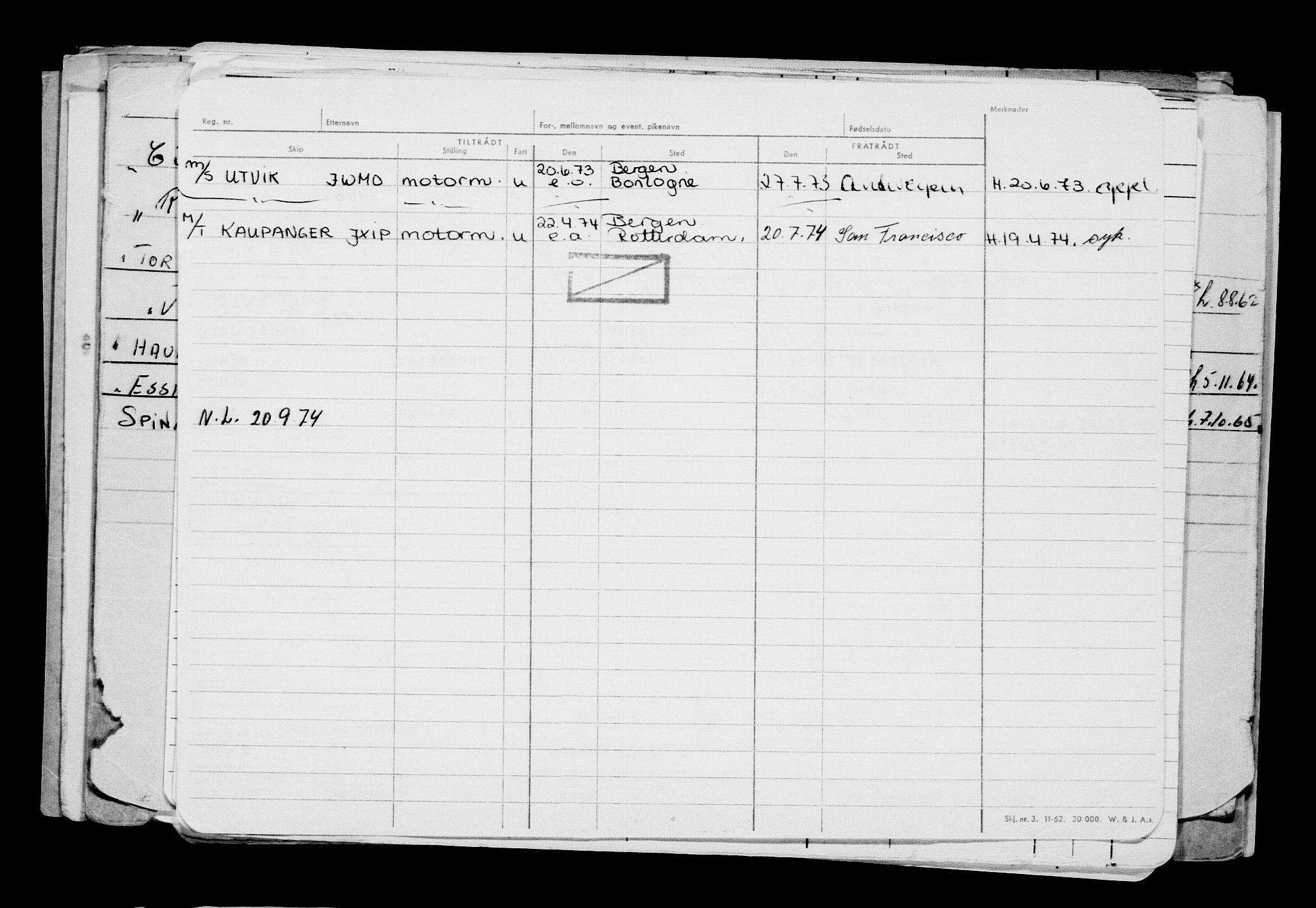 Direktoratet for sjømenn, AV/RA-S-3545/G/Gb/L0225: Hovedkort, 1923, s. 441