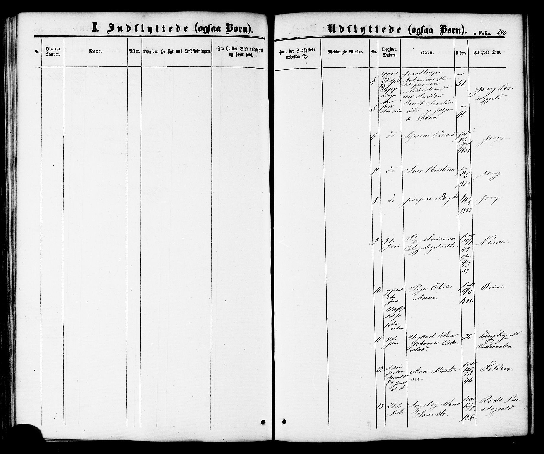 Ministerialprotokoller, klokkerbøker og fødselsregistre - Nordland, AV/SAT-A-1459/810/L0146: Ministerialbok nr. 810A08 /1, 1862-1874, s. 290