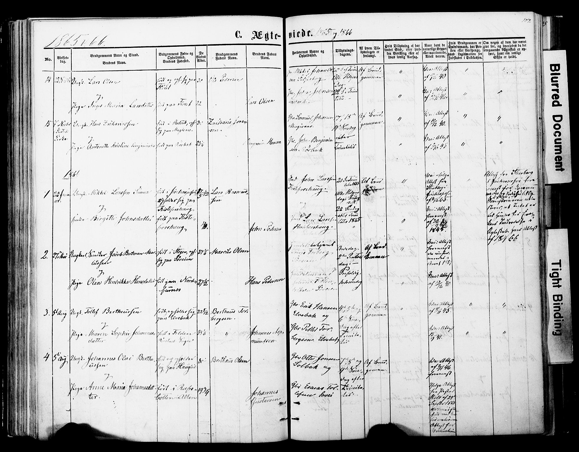 Ibestad sokneprestembete, AV/SATØ-S-0077/H/Ha/Haa/L0013kirke: Ministerialbok nr. 13, 1865-1879, s. 107