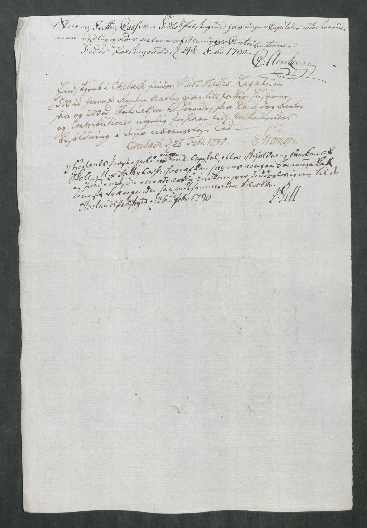 Rentekammeret inntil 1814, Reviderte regnskaper, Mindre regnskaper, AV/RA-EA-4068/Rf/Rfe/L0028: Nedre Romerike fogderi. Nedre Telemark og Bamle fogderi, Nordhordland og Voss fogderi, 1789, s. 25