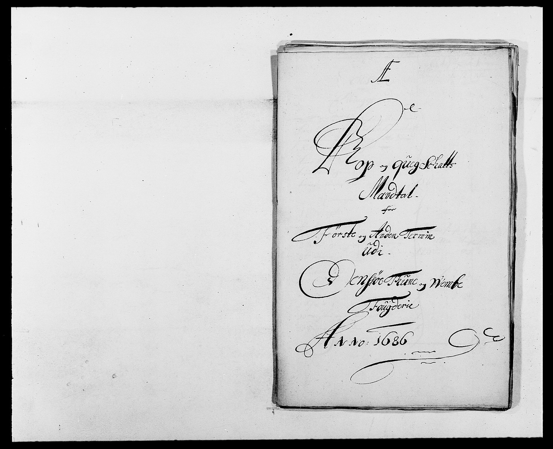 Rentekammeret inntil 1814, Reviderte regnskaper, Fogderegnskap, RA/EA-4092/R03/L0116: Fogderegnskap Onsøy, Tune, Veme og Åbygge fogderi, 1684-1689, s. 306