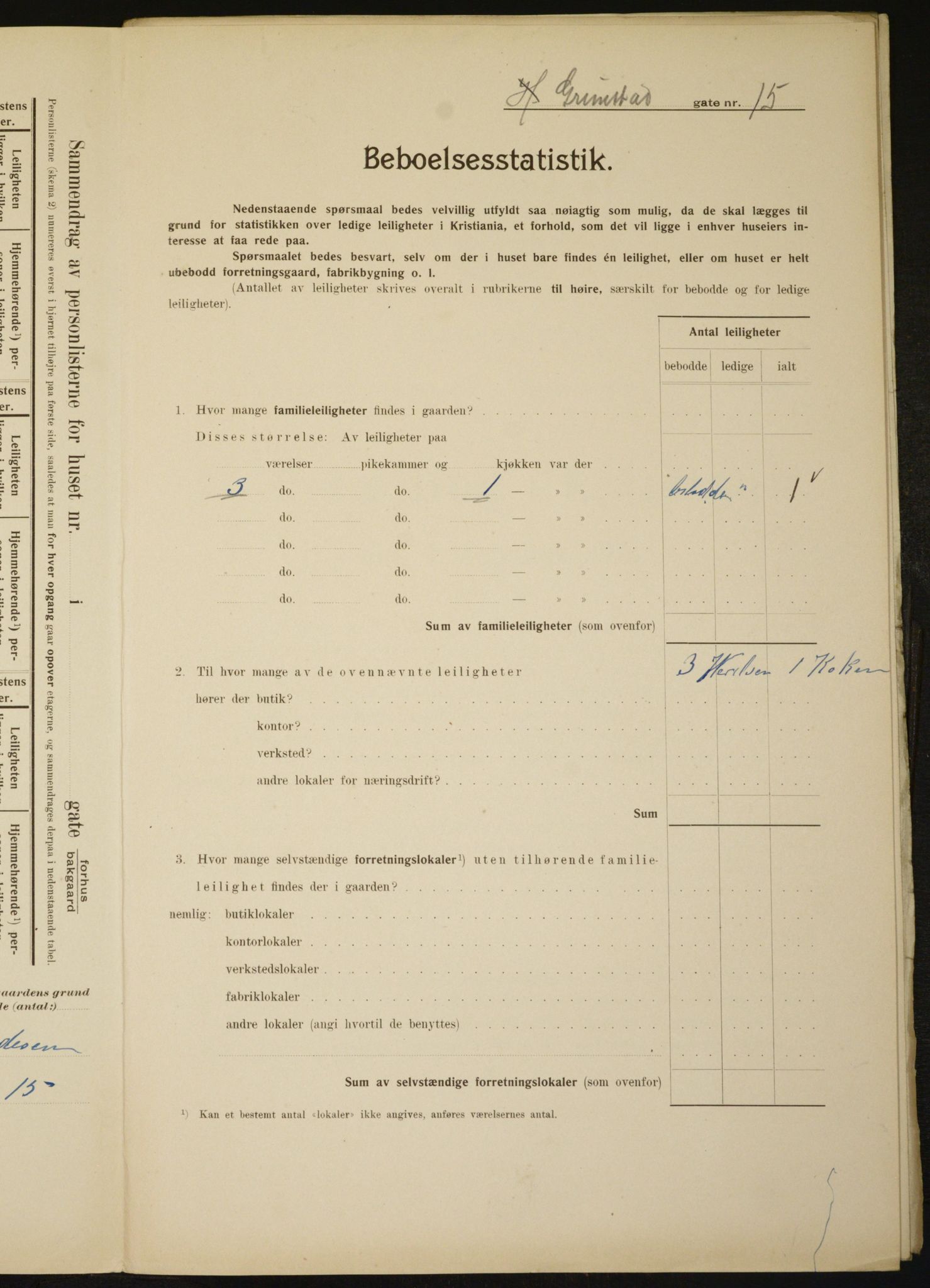 OBA, Kommunal folketelling 1.2.1910 for Kristiania, 1910, s. 28494