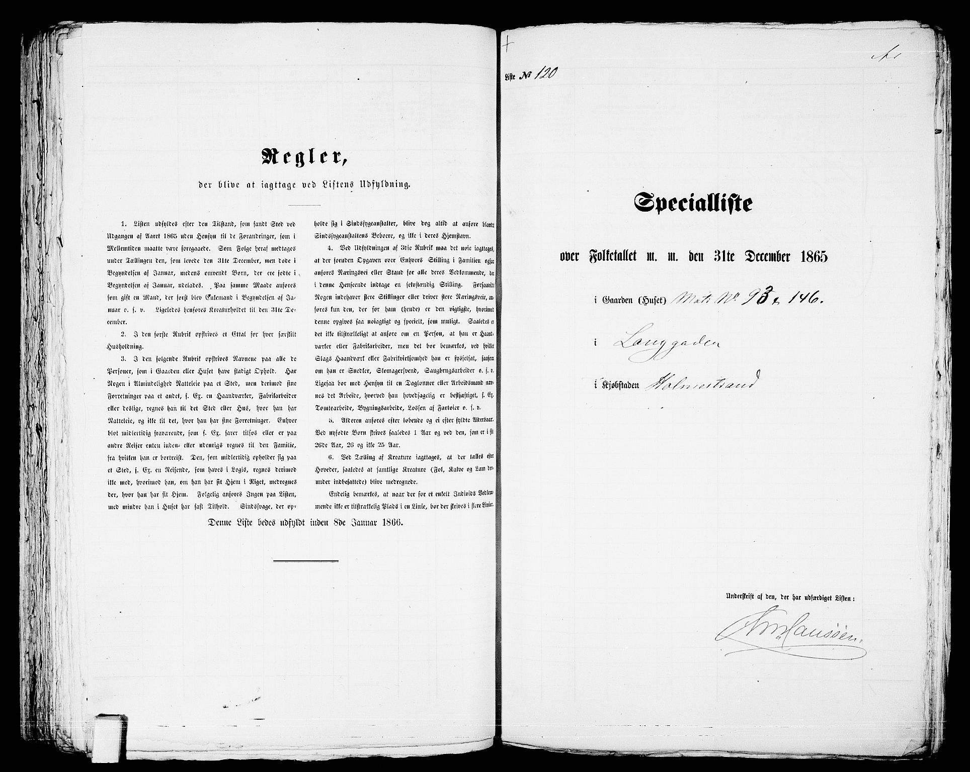 RA, Folketelling 1865 for 0702B Botne prestegjeld, Holmestrand kjøpstad, 1865, s. 247