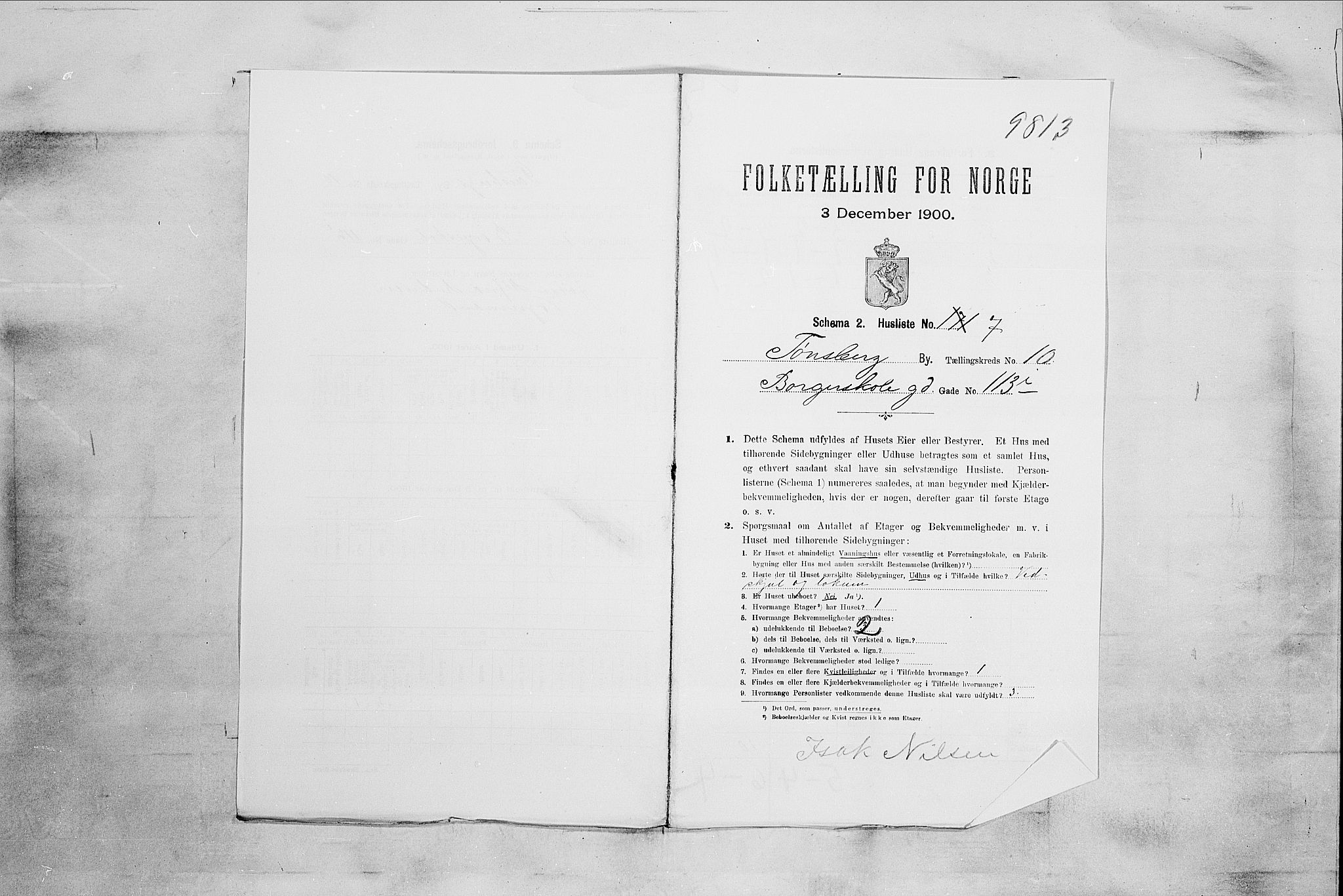 RA, Folketelling 1900 for 0705 Tønsberg kjøpstad, 1900, s. 5309