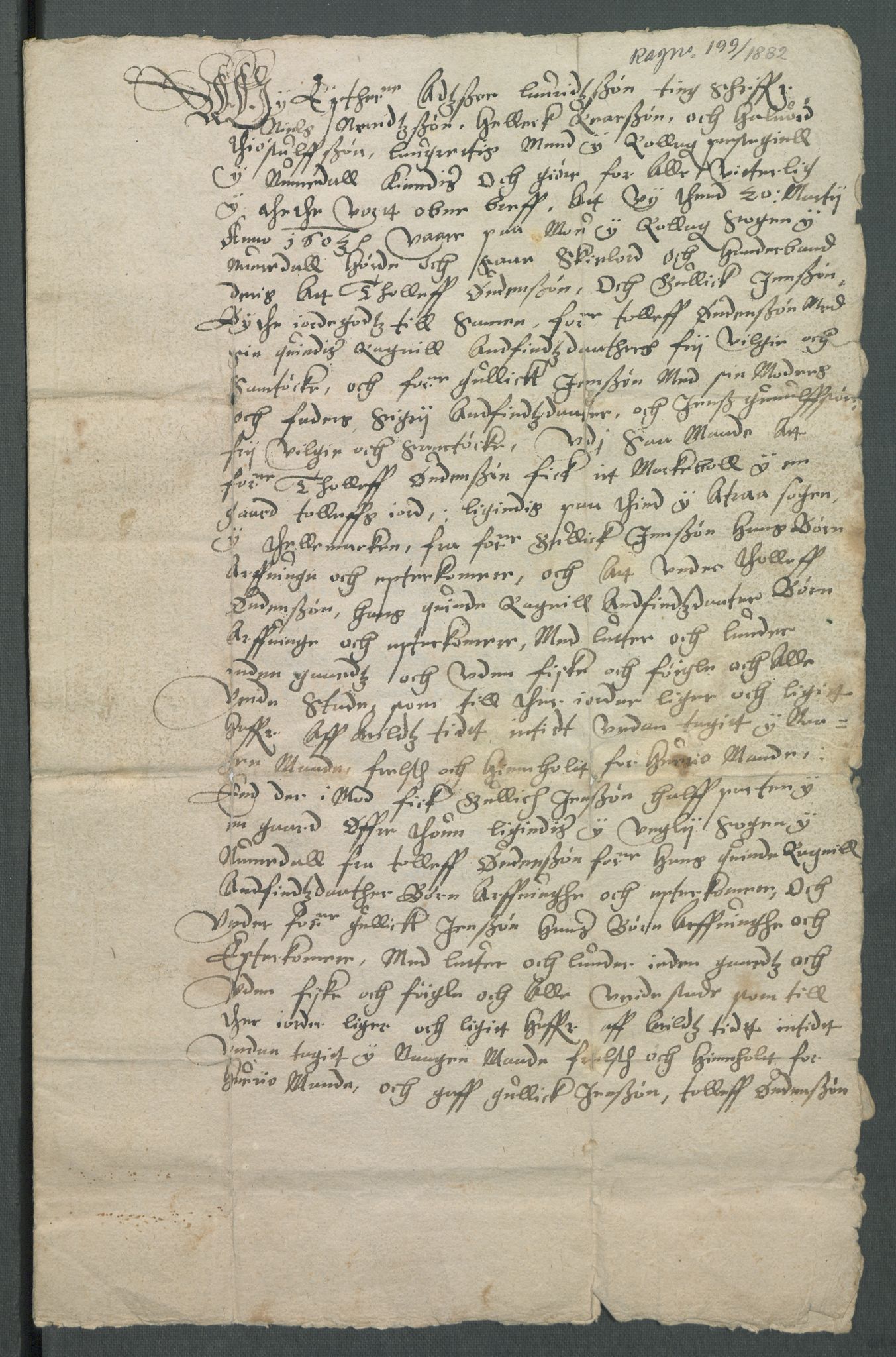 Riksarkivets diplomsamling, AV/RA-EA-5965/F02/L0112: Dokumenter, 1603, s. 12