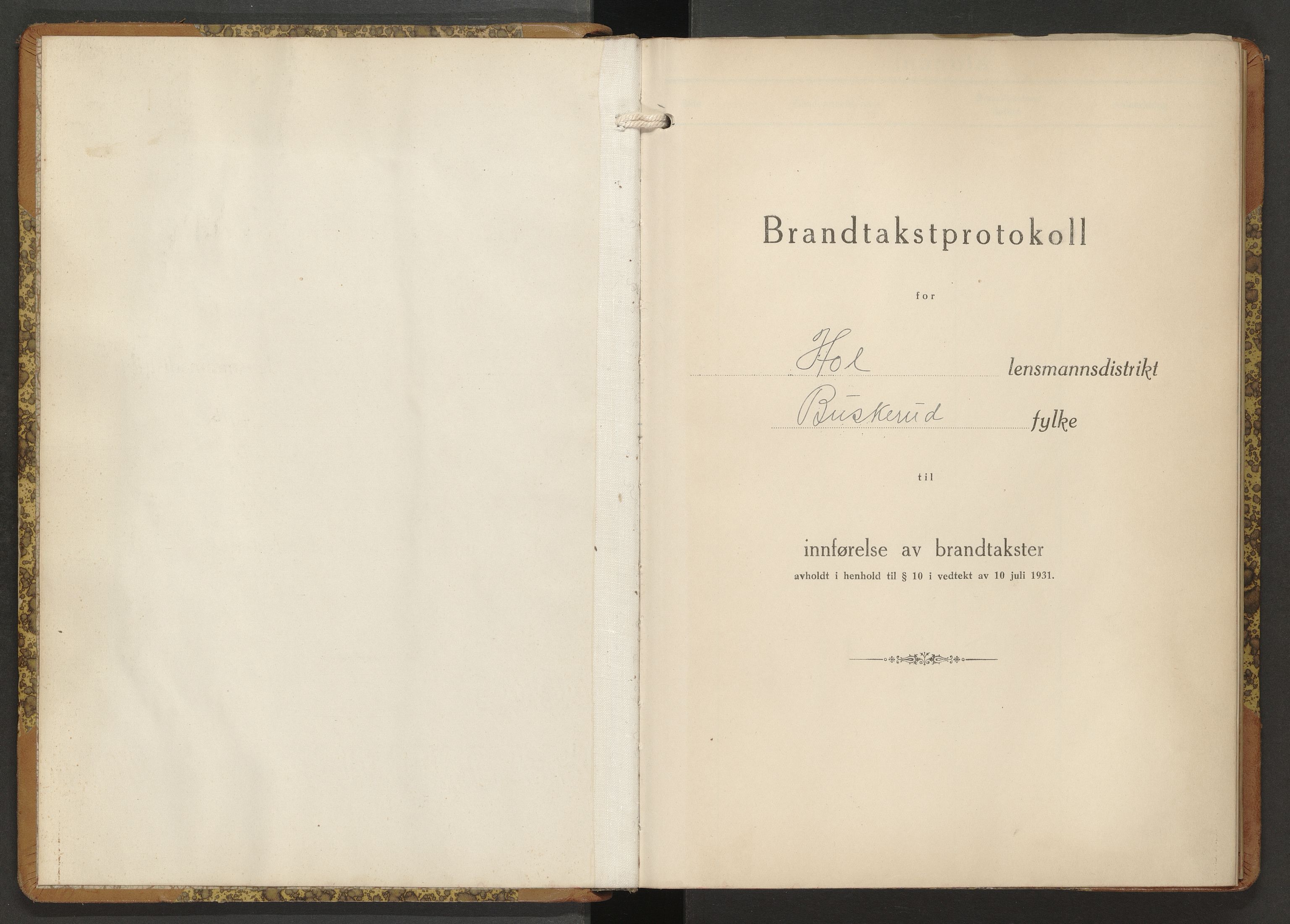 Hol lensmannskontor, AV/SAKO-A-512/Y/Yc/Ycb/L0002: Skjematakstprotokoll, 1935-1946