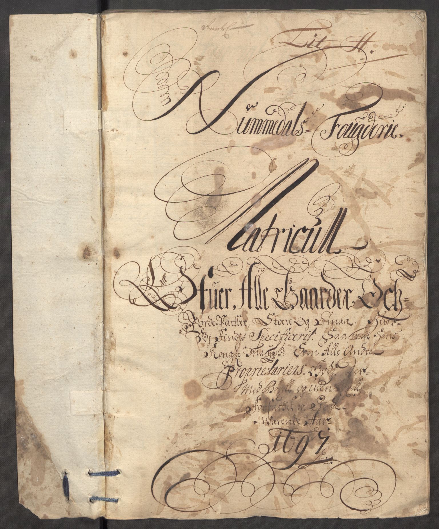 Rentekammeret inntil 1814, Reviderte regnskaper, Fogderegnskap, RA/EA-4092/R64/L4425: Fogderegnskap Namdal, 1696-1698, s. 138