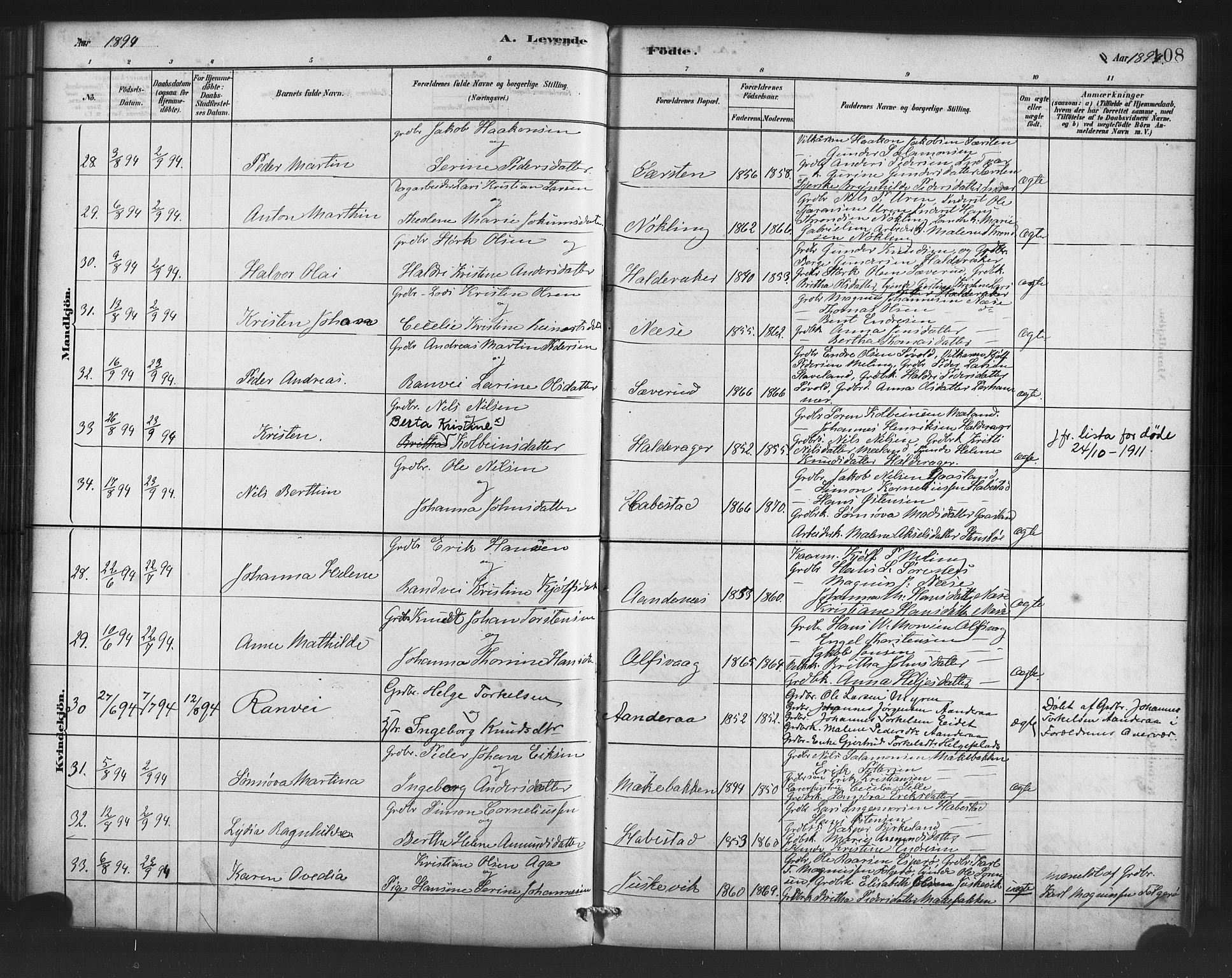 Finnås sokneprestembete, AV/SAB-A-99925/H/Ha/Haa/Haac/L0001: Ministerialbok nr. C 1, 1881-1894, s. 108