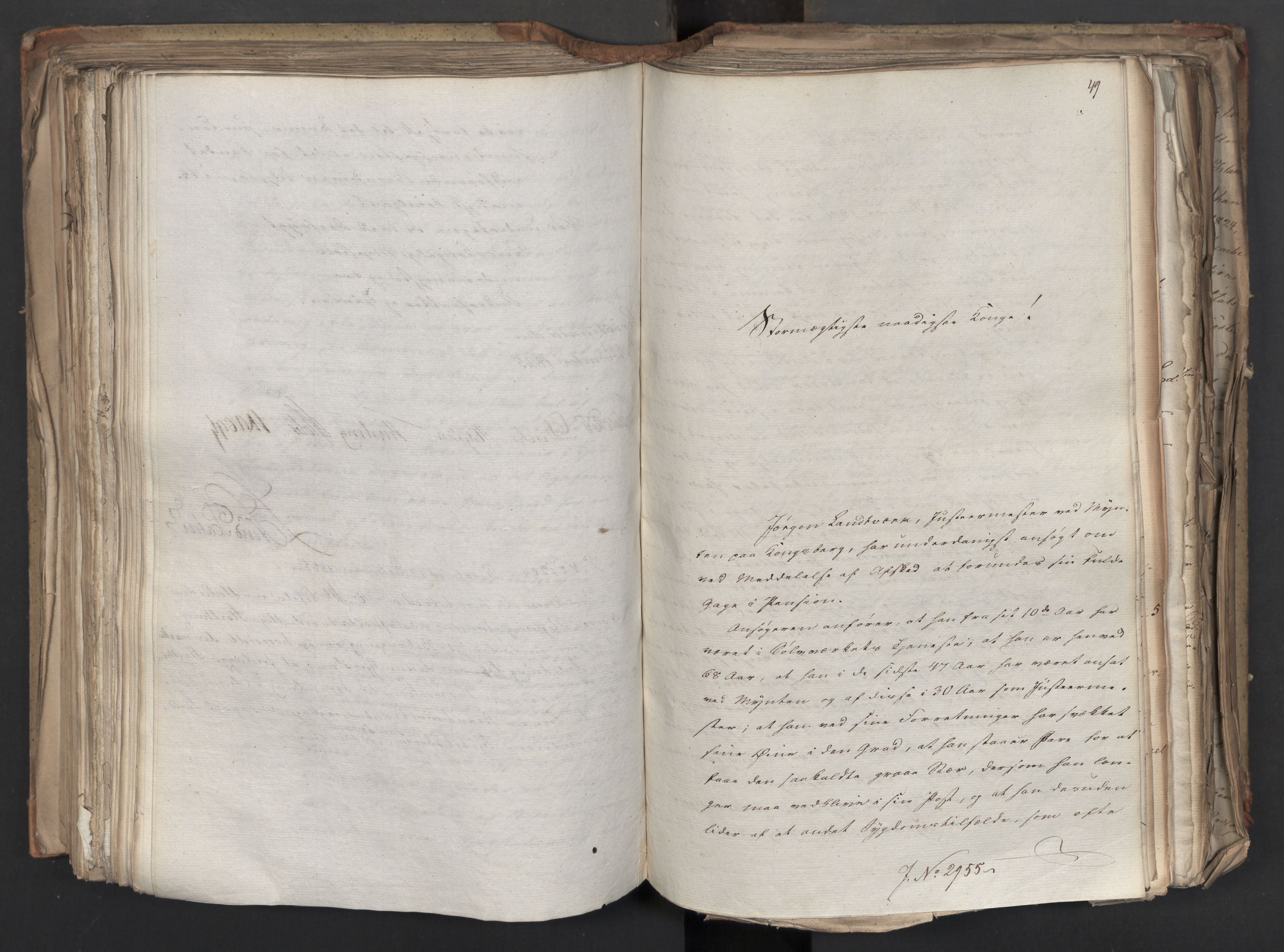 Statsrådsavdelingen i Stockholm, AV/RA-S-1003/D/Da/L0044: Regjeringsinnstillinger nr. 2846-3066, 1825, s. 314