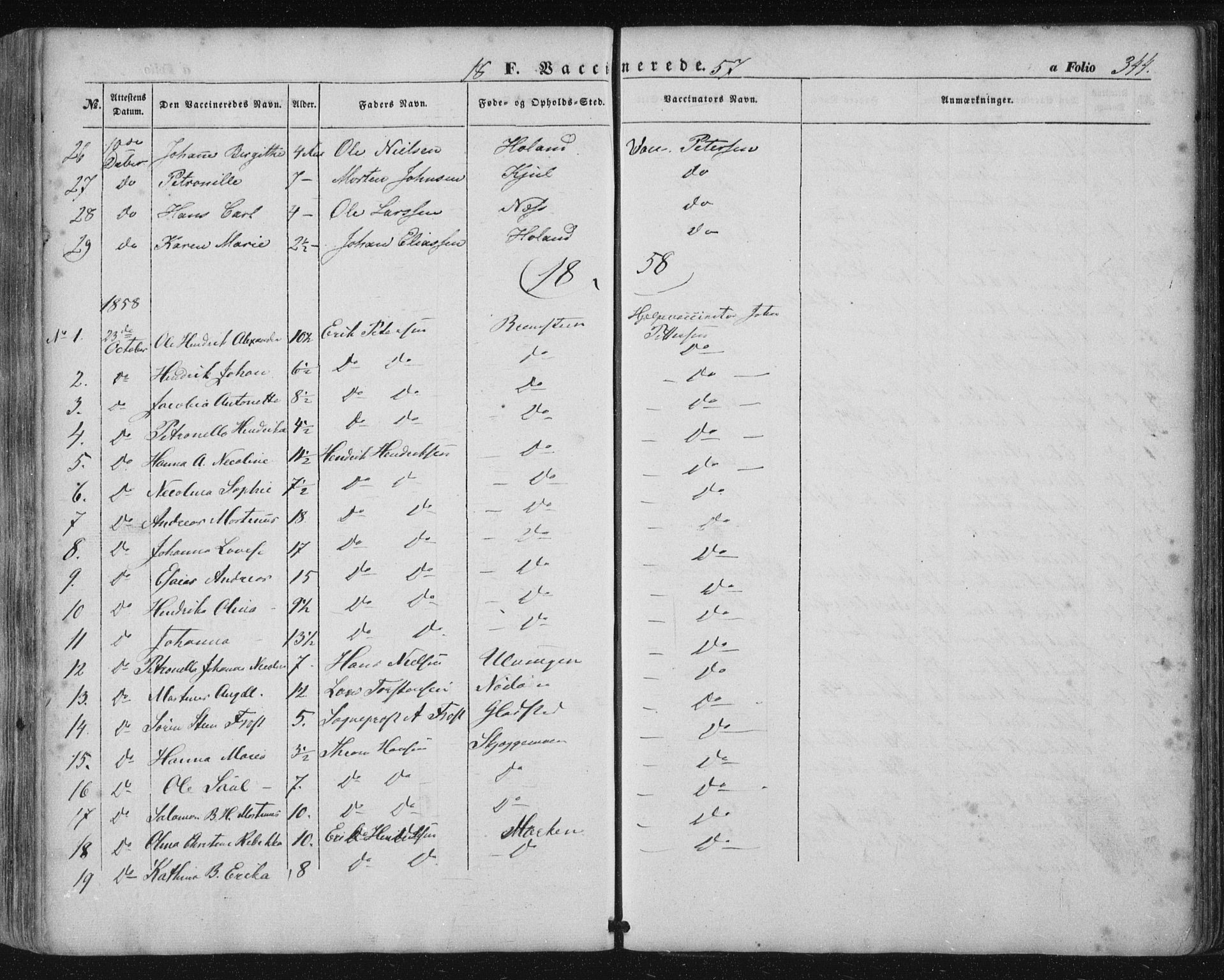 Ministerialprotokoller, klokkerbøker og fødselsregistre - Nordland, AV/SAT-A-1459/816/L0240: Ministerialbok nr. 816A06, 1846-1870, s. 344