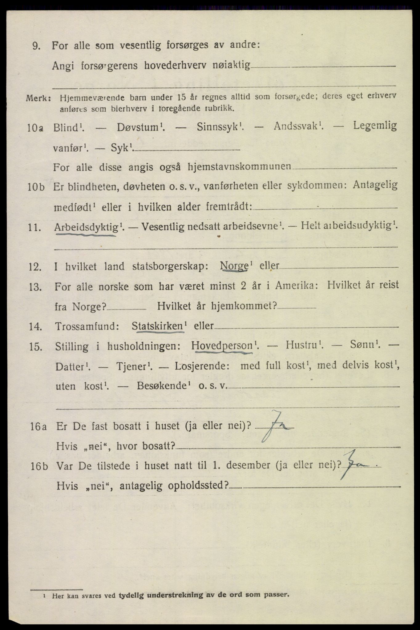 SAK, Folketelling 1920 for 1026 Åseral herred, 1920, s. 531