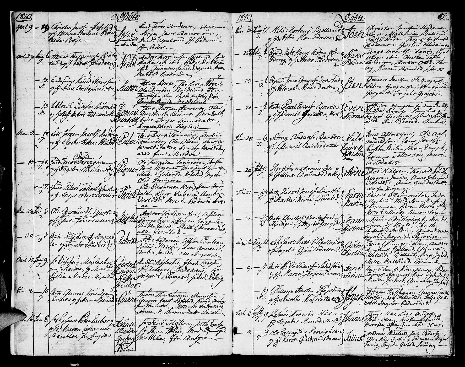Austre Moland sokneprestkontor, SAK/1111-0001/F/Fa/Faa/L0003: Ministerialbok nr. A 3, 1808-1815, s. 6