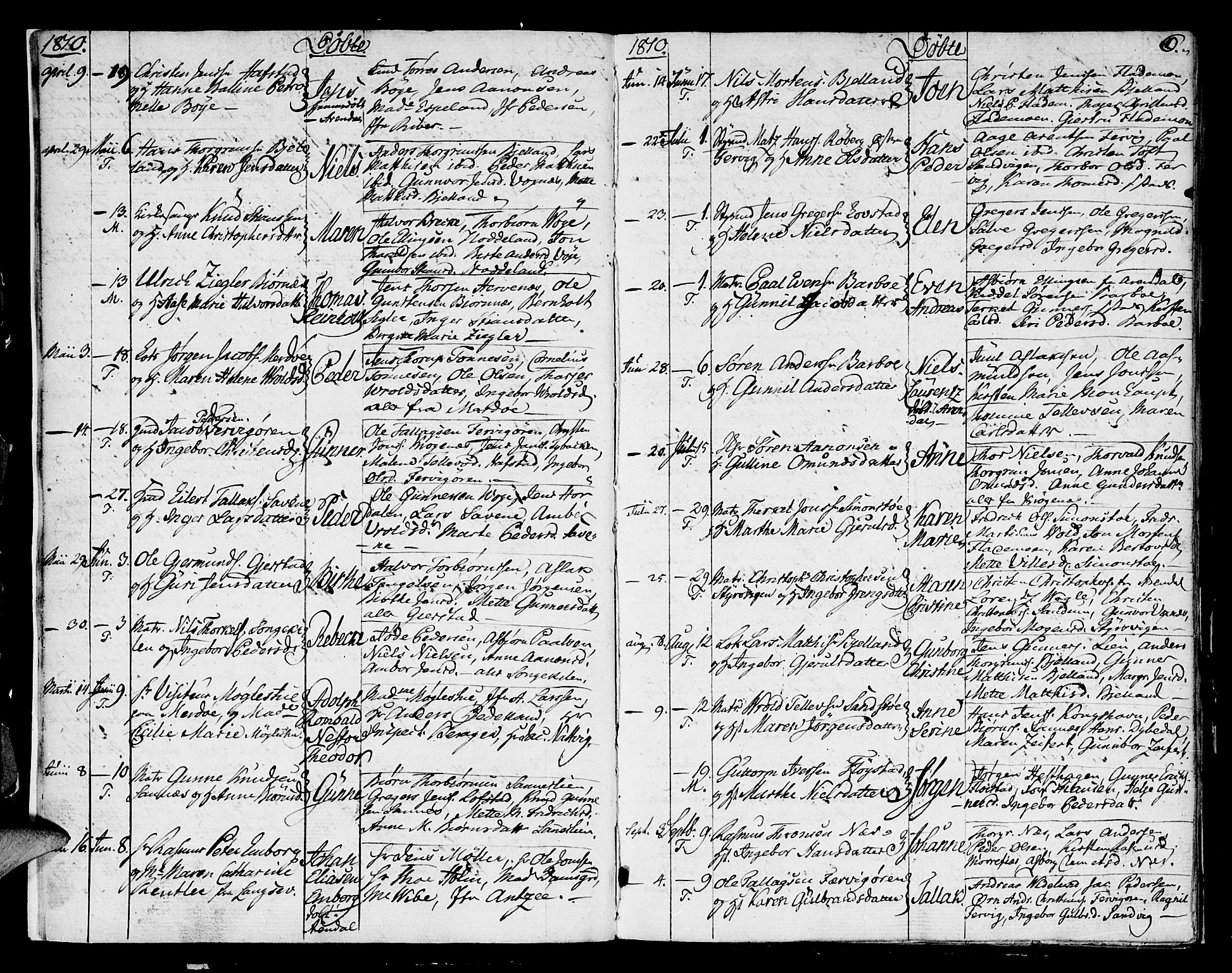 Austre Moland sokneprestkontor, AV/SAK-1111-0001/F/Fa/Faa/L0003: Ministerialbok nr. A 3, 1808-1815, s. 6