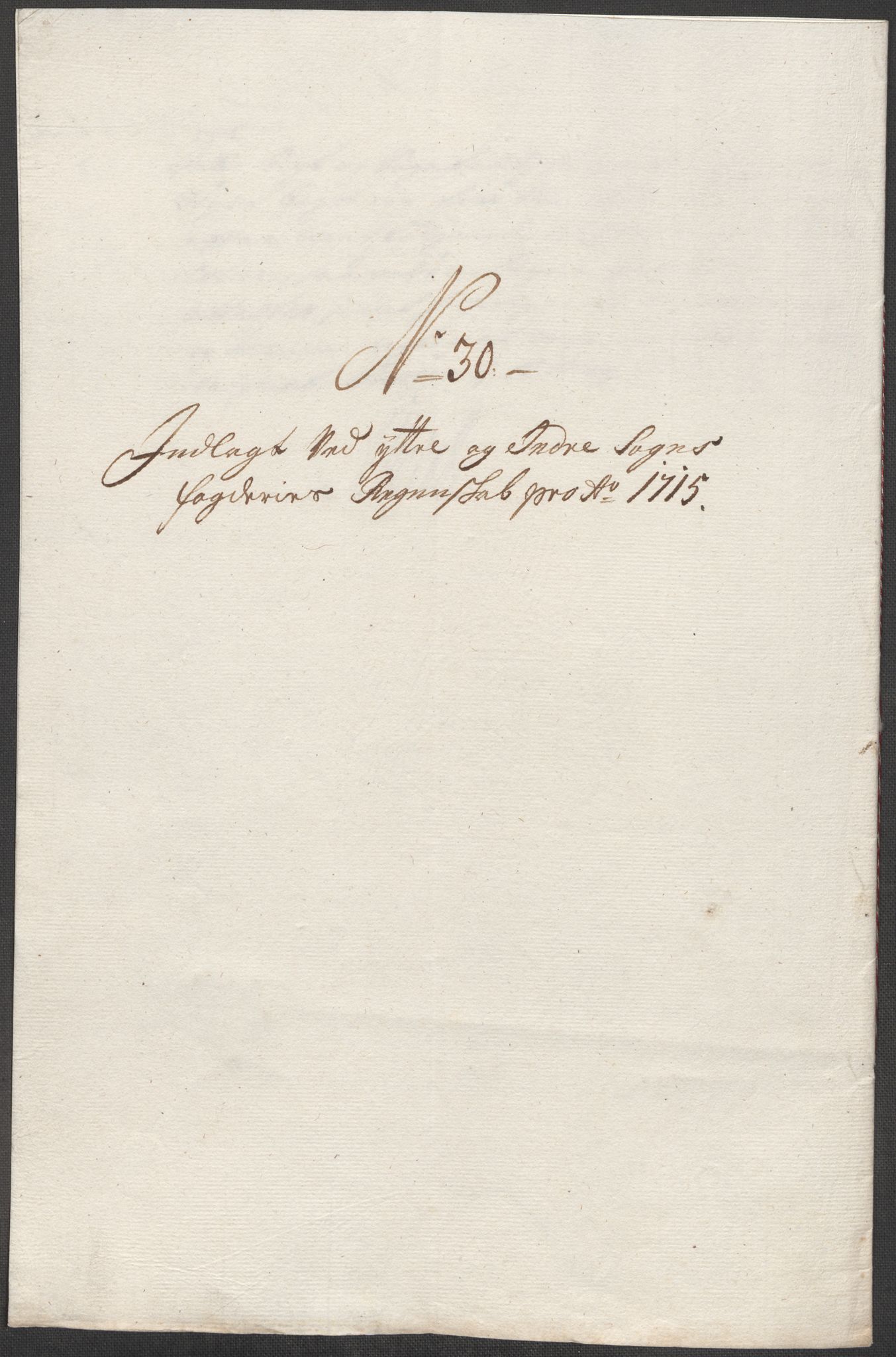 Rentekammeret inntil 1814, Reviderte regnskaper, Fogderegnskap, RA/EA-4092/R52/L3320: Fogderegnskap Sogn, 1715-1716, s. 151