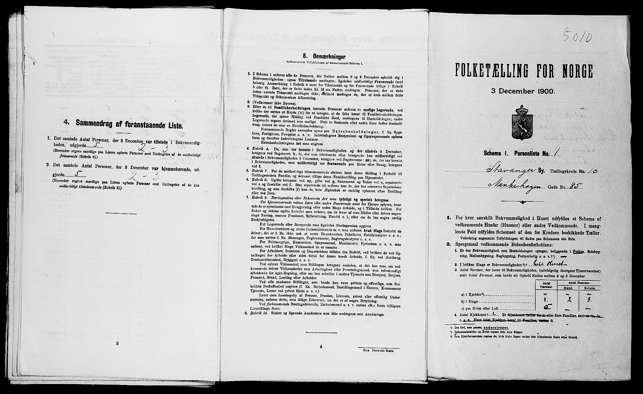 SAST, Folketelling 1900 for 1103 Stavanger kjøpstad, 1900, s. 4887