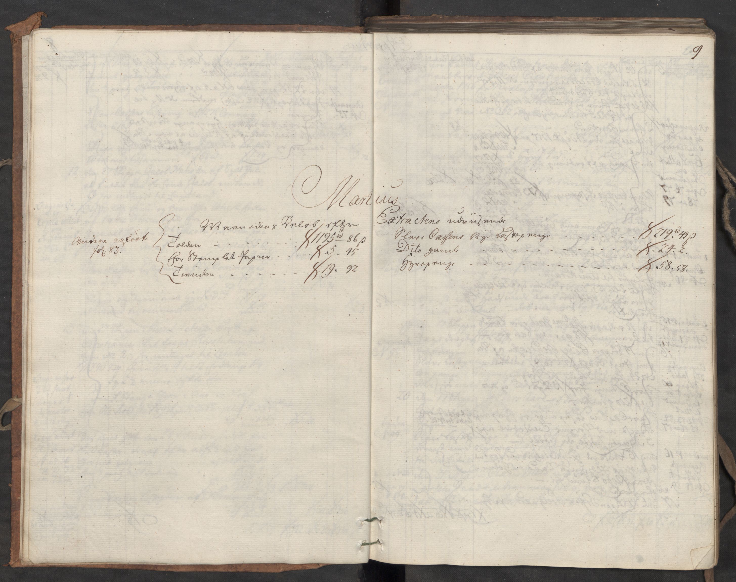 Generaltollkammeret, tollregnskaper, AV/RA-EA-5490/R06/L0039/0001: Tollregnskaper Kristiania / Utgående hovedtollbok, 1756, s. 8b-9a