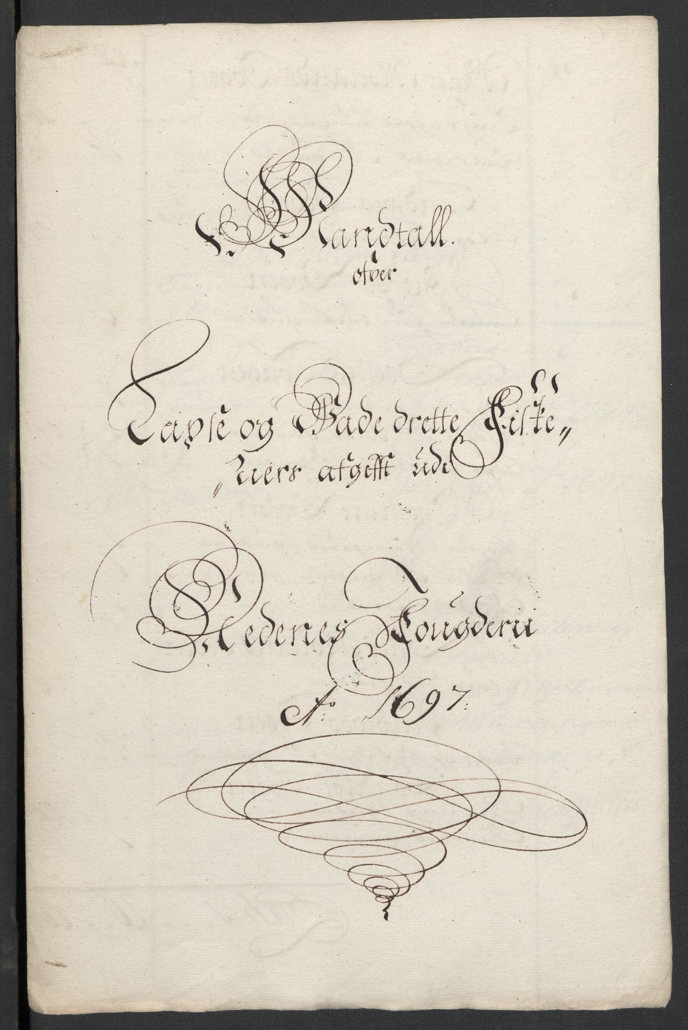 Rentekammeret inntil 1814, Reviderte regnskaper, Fogderegnskap, AV/RA-EA-4092/R39/L2313: Fogderegnskap Nedenes, 1696-1697, s. 132