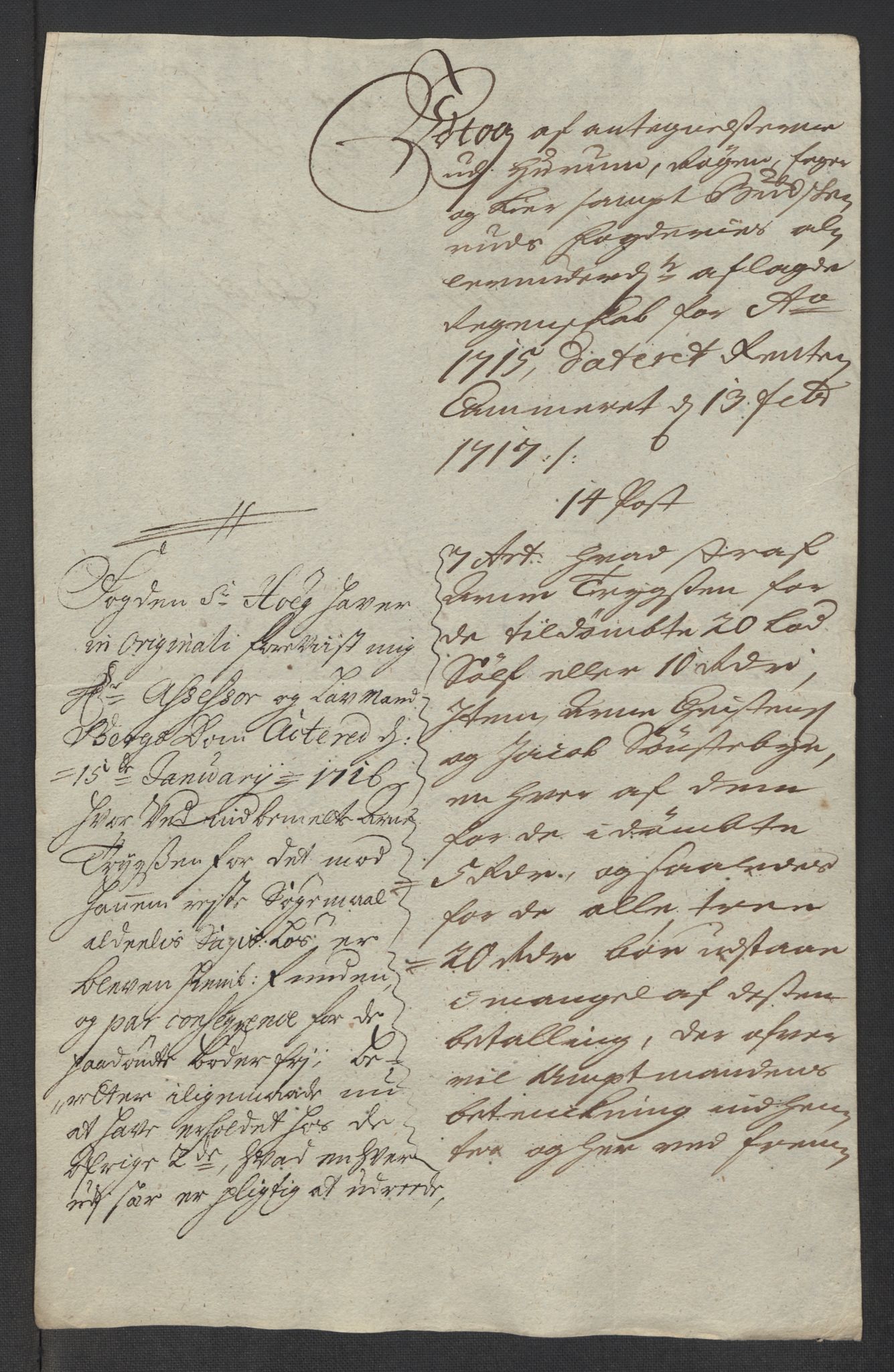 Rentekammeret inntil 1814, Reviderte regnskaper, Fogderegnskap, AV/RA-EA-4092/R31/L1710: Fogderegnskap Hurum, Røyken, Eiker, Lier og Buskerud, 1715-1716, s. 293