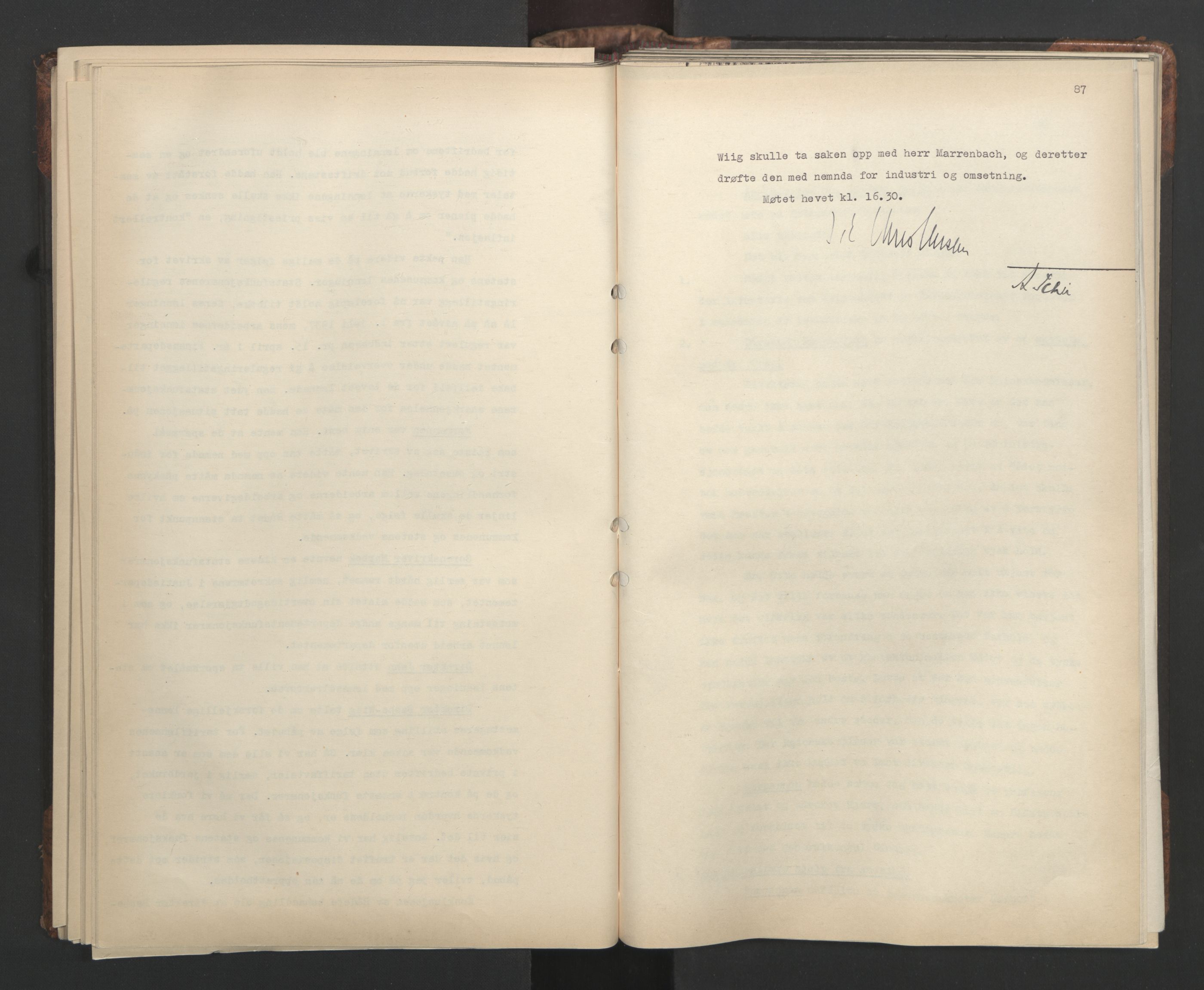 Administrasjonsrådet, AV/RA-S-1004/A/L0001: Møteprotokoll med tillegg 15/4-25/9, 1940, s. 87