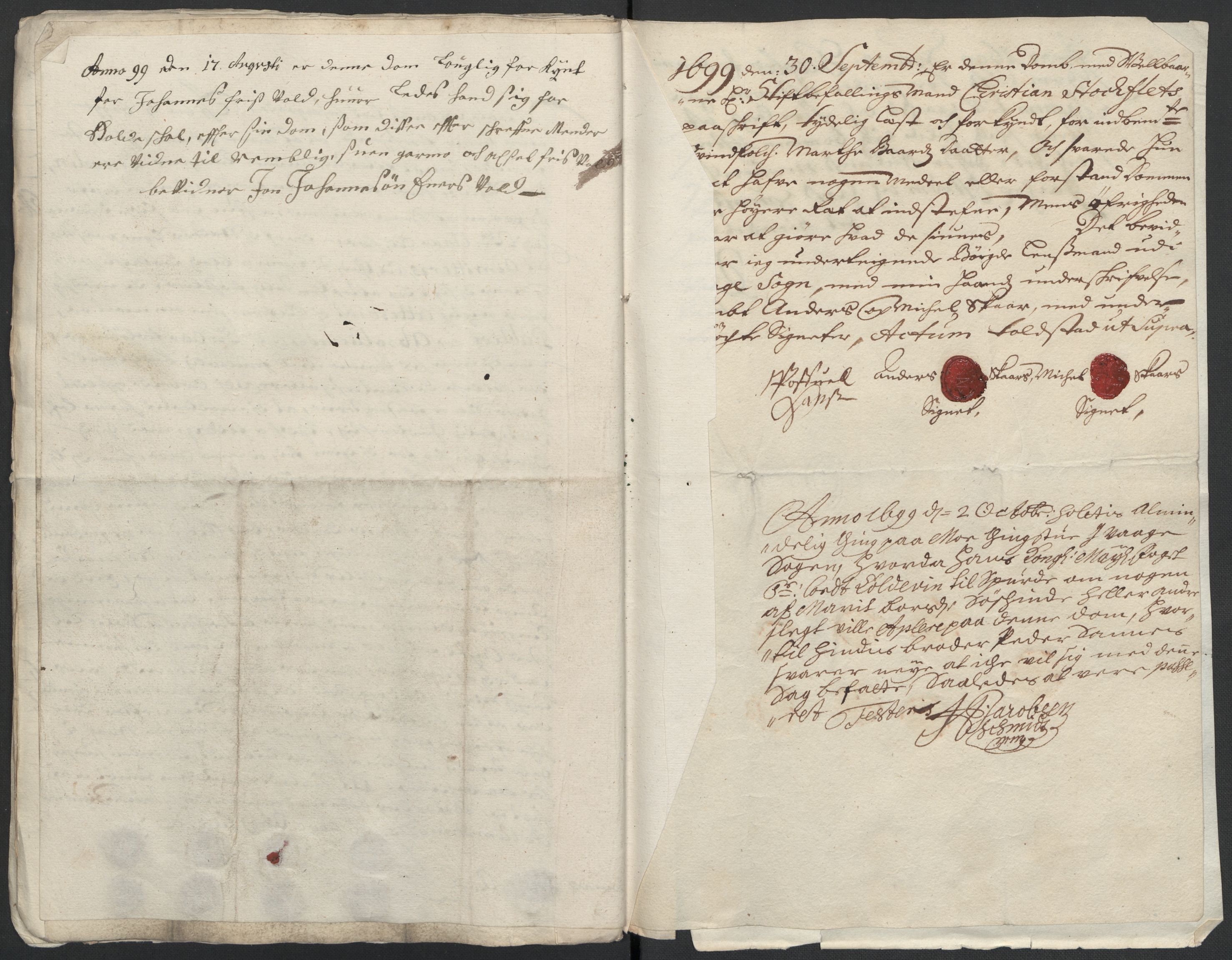 Rentekammeret inntil 1814, Reviderte regnskaper, Fogderegnskap, RA/EA-4092/R17/L1172: Fogderegnskap Gudbrandsdal, 1699, s. 105