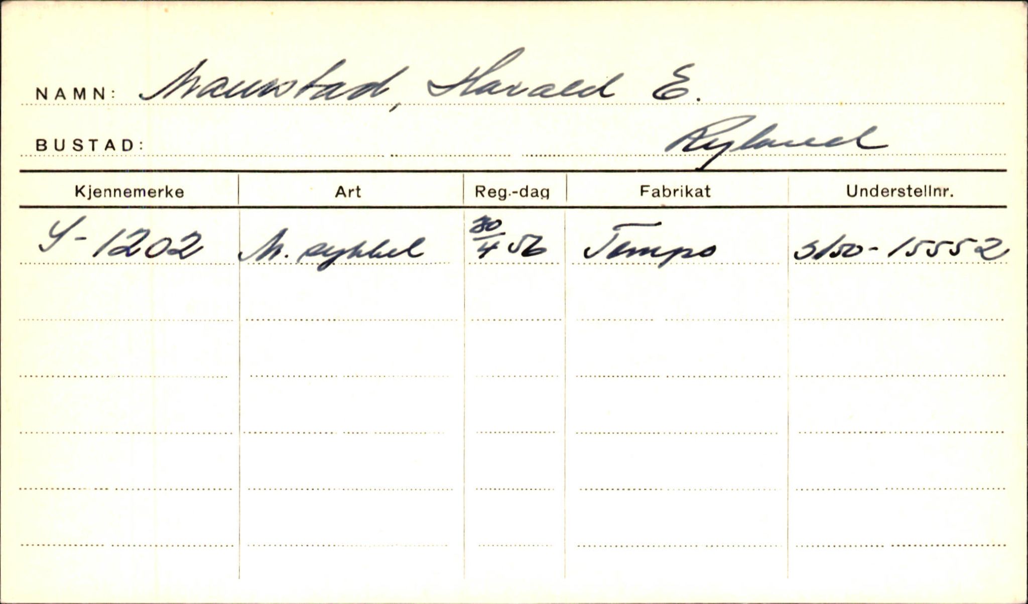 Statens vegvesen, Sogn og Fjordane vegkontor, AV/SAB-A-5301/4/F/L0001D: Eigarregister Fjordane til 1.6.1961, 1930-1961, s. 566