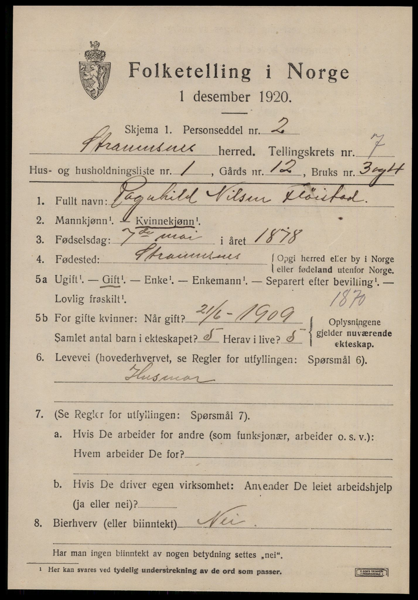 SAT, Folketelling 1920 for 1559 Straumsnes herred, 1920, s. 2479