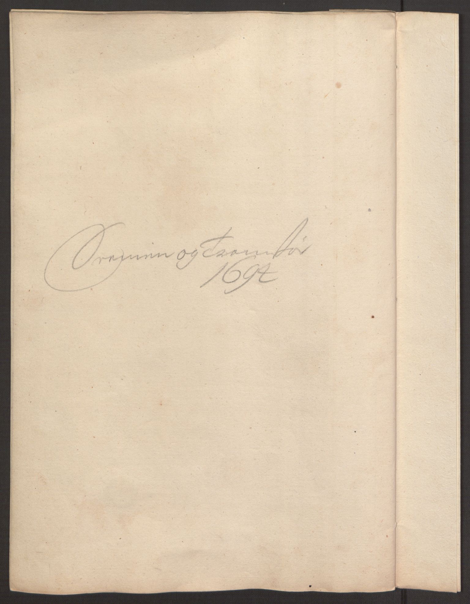 Rentekammeret inntil 1814, Reviderte regnskaper, Fogderegnskap, RA/EA-4092/R68/L4753: Fogderegnskap Senja og Troms, 1694-1696, s. 99