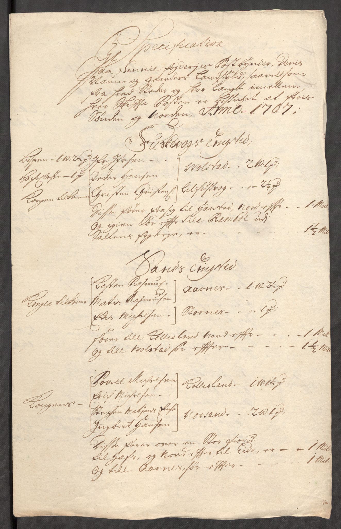 Rentekammeret inntil 1814, Reviderte regnskaper, Fogderegnskap, AV/RA-EA-4092/R68/L4756: Fogderegnskap Senja og Troms, 1705-1707, s. 331