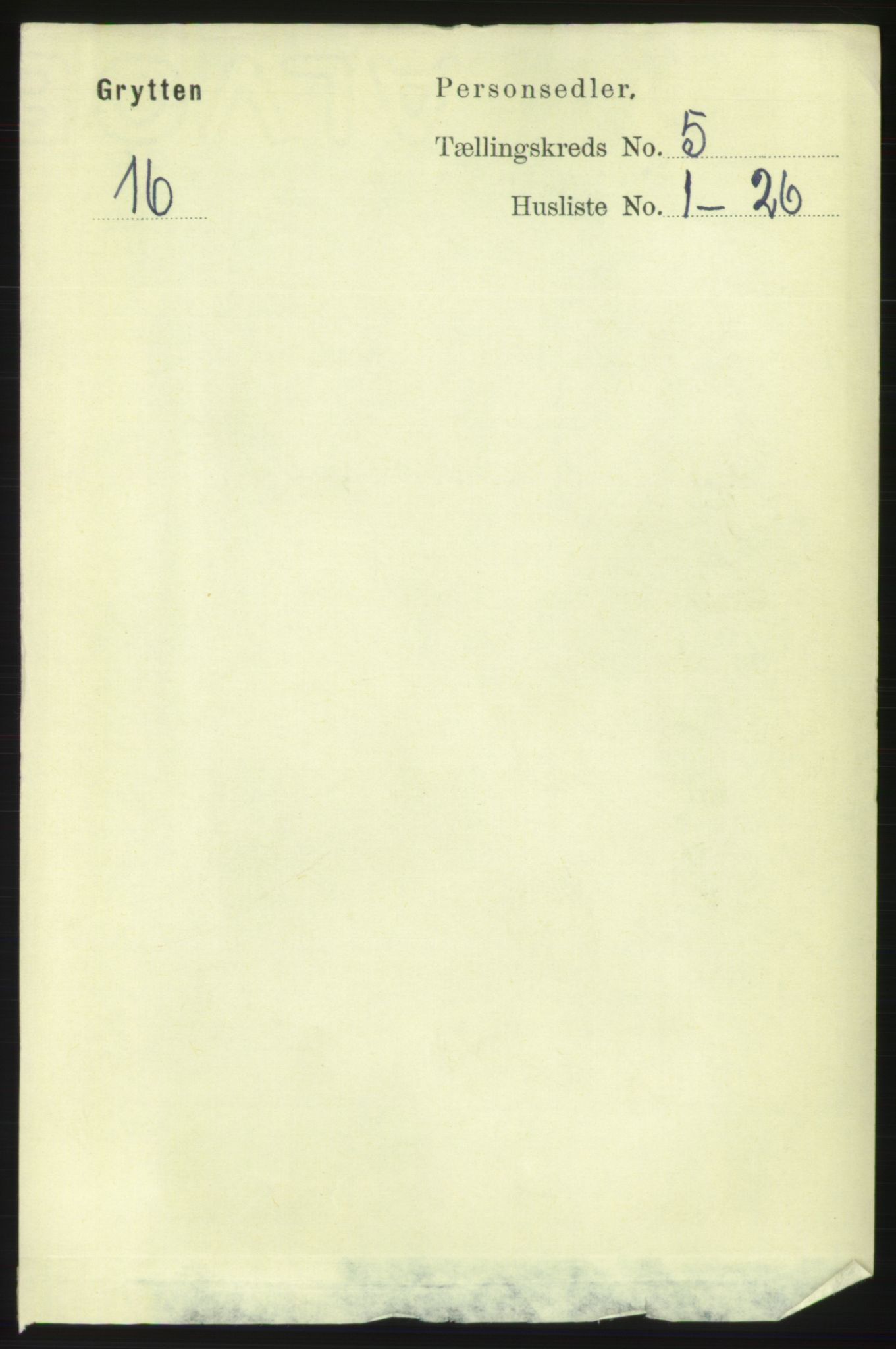 RA, Folketelling 1891 for 1539 Grytten herred, 1891, s. 1684