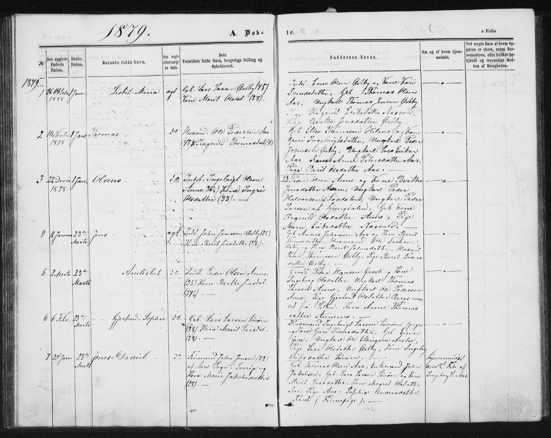 Ministerialprotokoller, klokkerbøker og fødselsregistre - Sør-Trøndelag, SAT/A-1456/698/L1166: Klokkerbok nr. 698C03, 1861-1887
