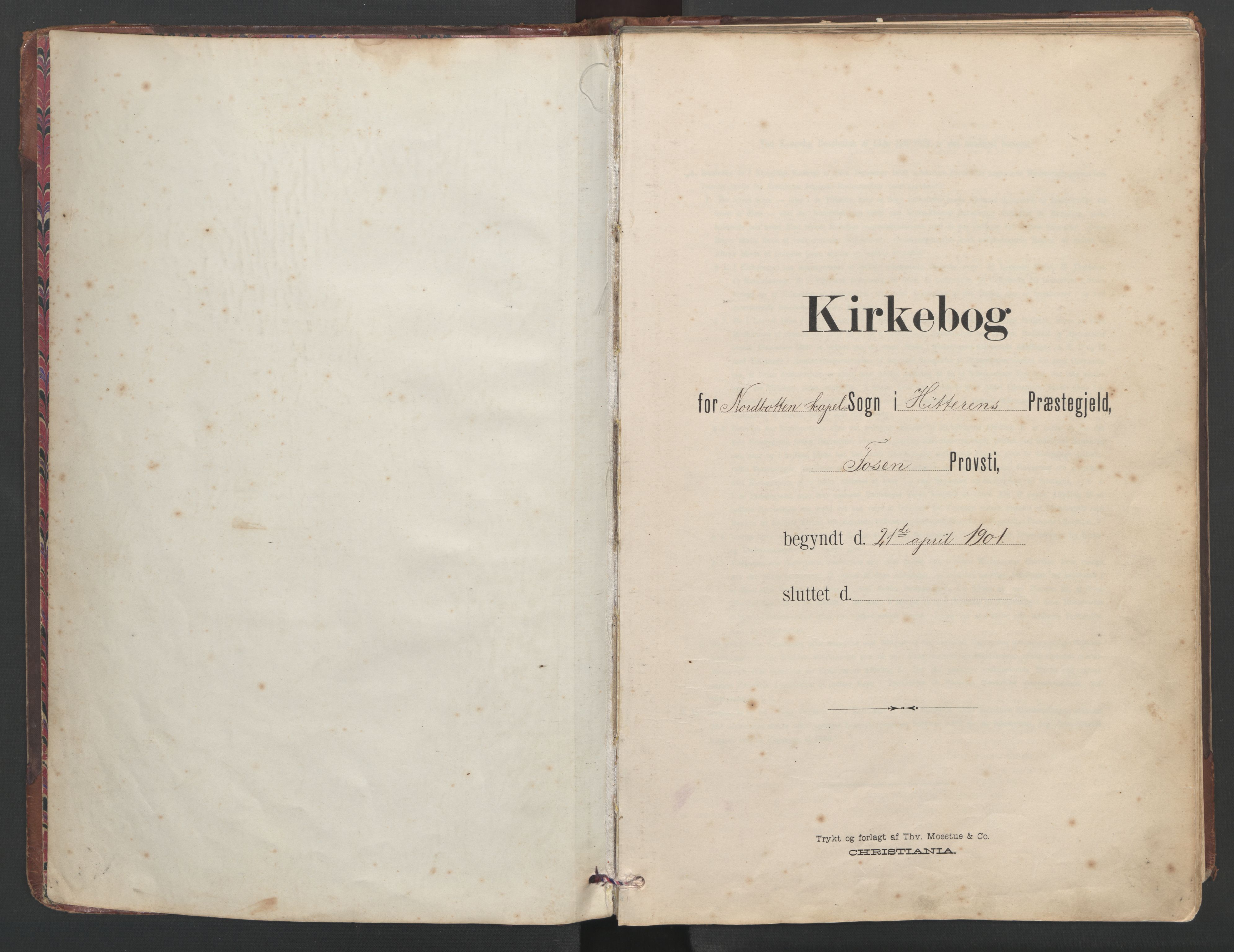 Ministerialprotokoller, klokkerbøker og fødselsregistre - Sør-Trøndelag, SAT/A-1456/638/L0571: Klokkerbok nr. 638C03, 1901-1930