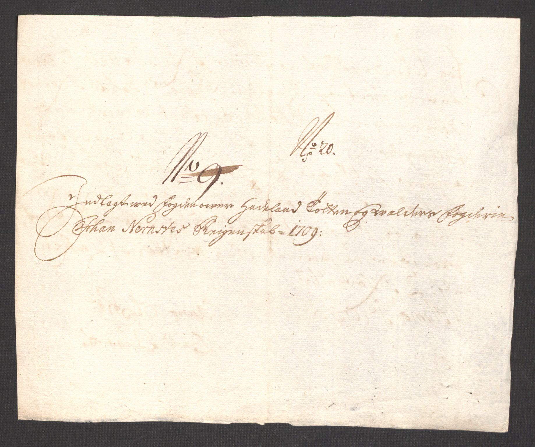 Rentekammeret inntil 1814, Reviderte regnskaper, Fogderegnskap, RA/EA-4092/R18/L1306: Fogderegnskap Hadeland, Toten og Valdres, 1709, s. 325