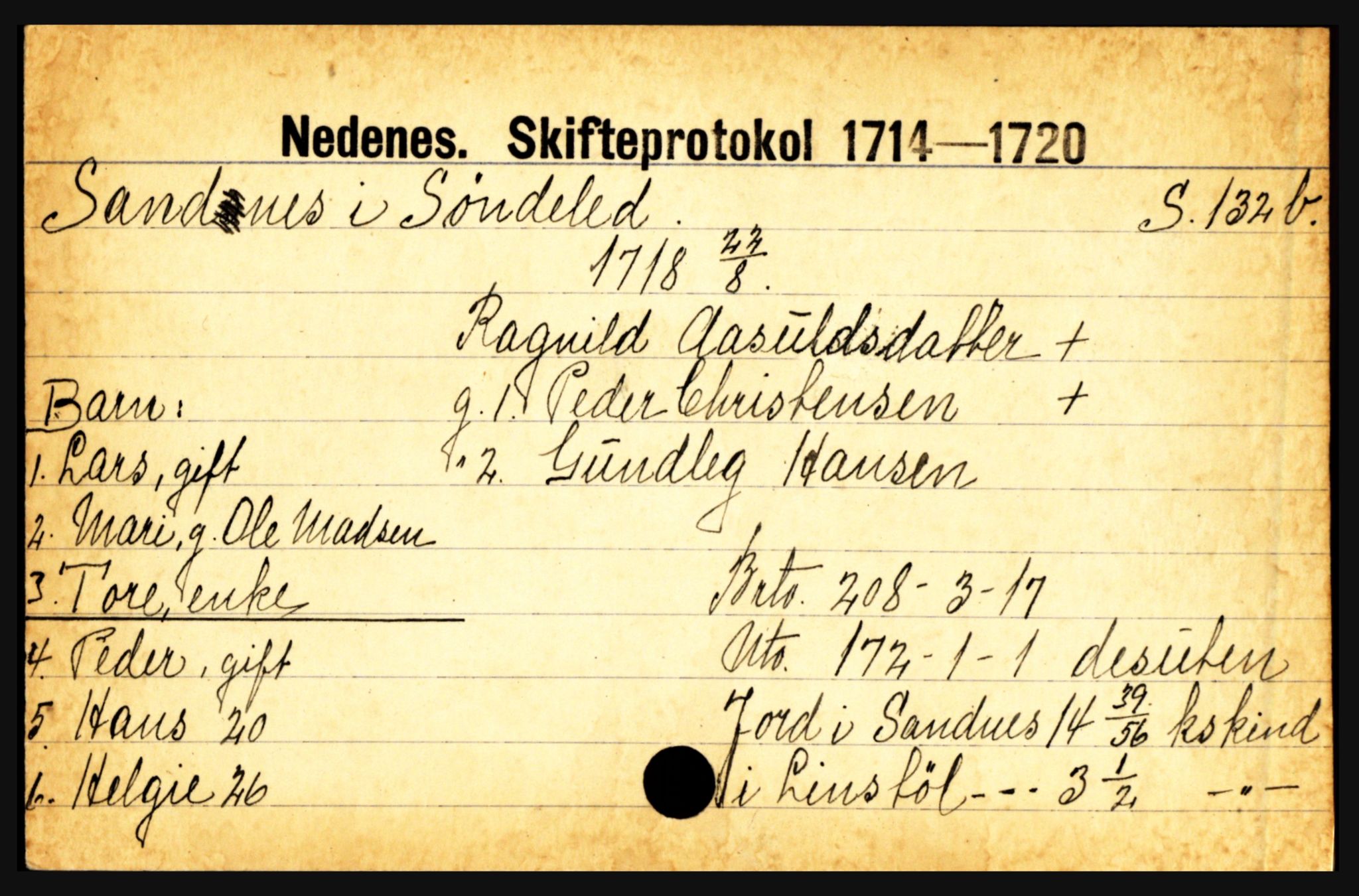 Nedenes sorenskriveri før 1824, AV/SAK-1221-0007/H, s. 25247