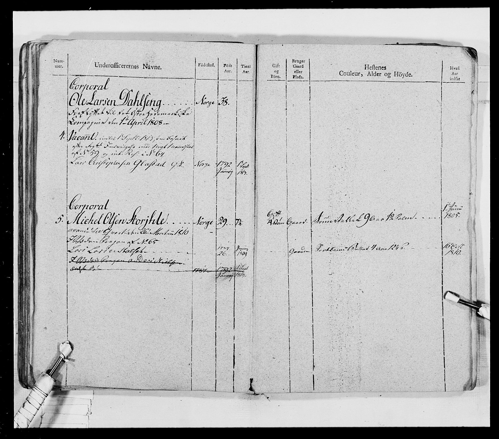 Generalitets- og kommissariatskollegiet, Det kongelige norske kommissariatskollegium, AV/RA-EA-5420/E/Eh/L0018: Opplandske dragonregiment, 1810-1811, s. 71
