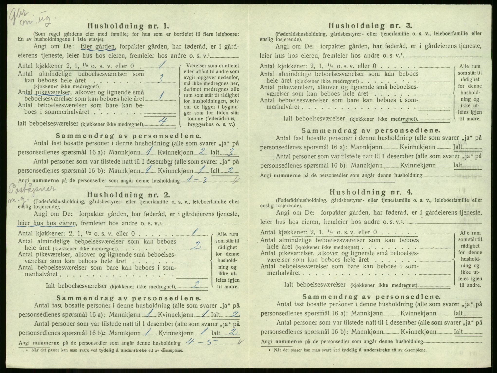 SAKO, Folketelling 1920 for 0719 Andebu herred, 1920, s. 956