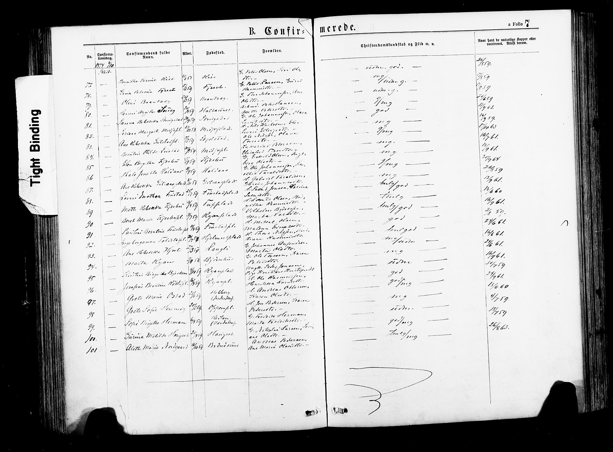 Ministerialprotokoller, klokkerbøker og fødselsregistre - Nord-Trøndelag, SAT/A-1458/735/L0348: Ministerialbok nr. 735A09 /1, 1873-1883, s. 7