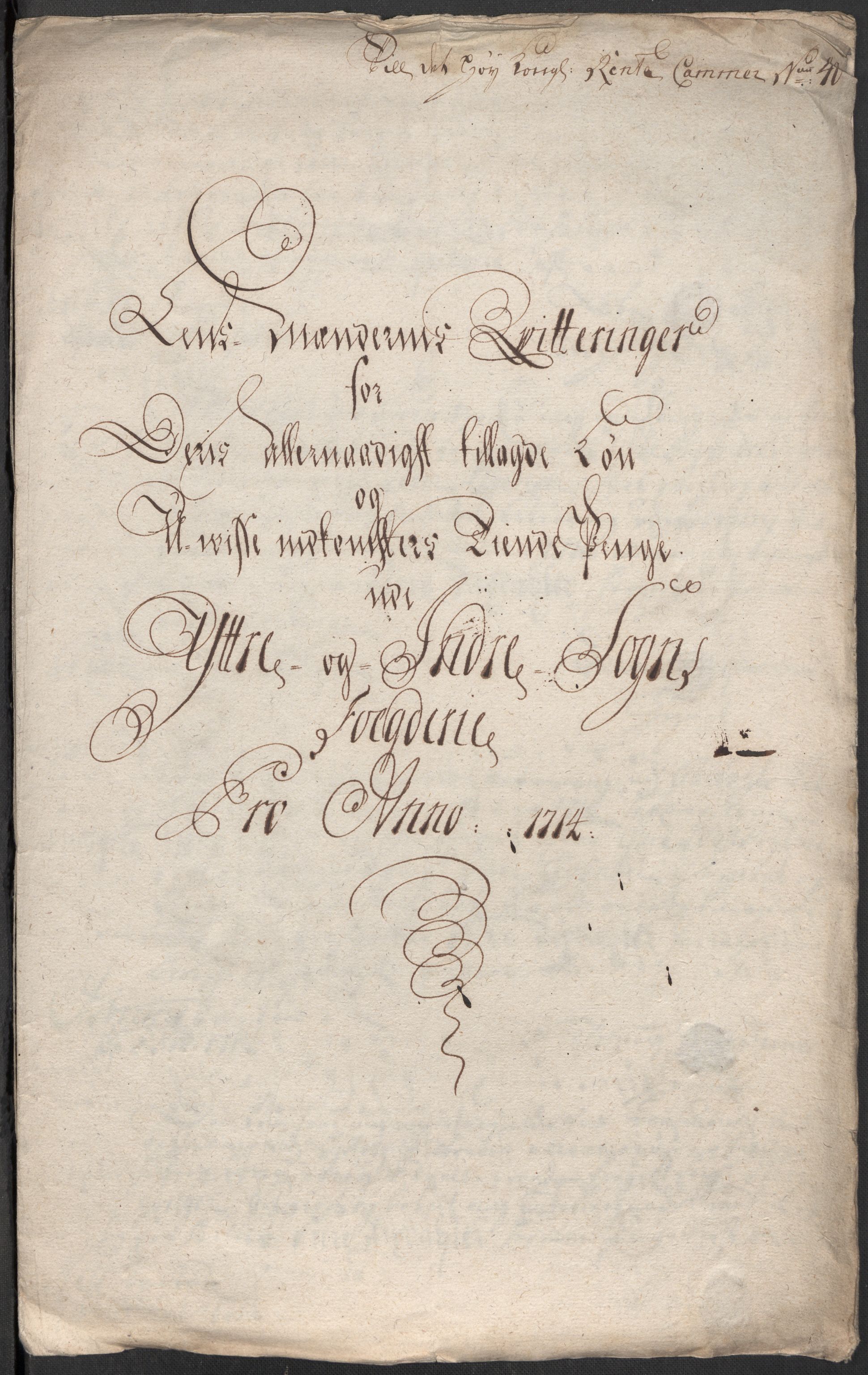 Rentekammeret inntil 1814, Reviderte regnskaper, Fogderegnskap, AV/RA-EA-4092/R52/L3319: Fogderegnskap Sogn, 1713-1714, s. 869