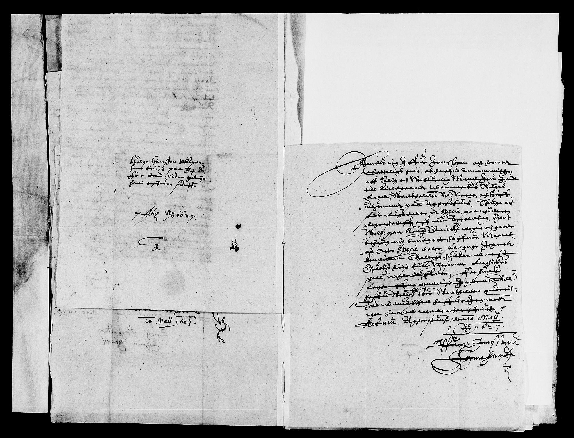 Rentekammeret inntil 1814, Reviderte regnskaper, Lensregnskaper, AV/RA-EA-5023/R/Rb/Rba/L0082: Akershus len, 1627-1628