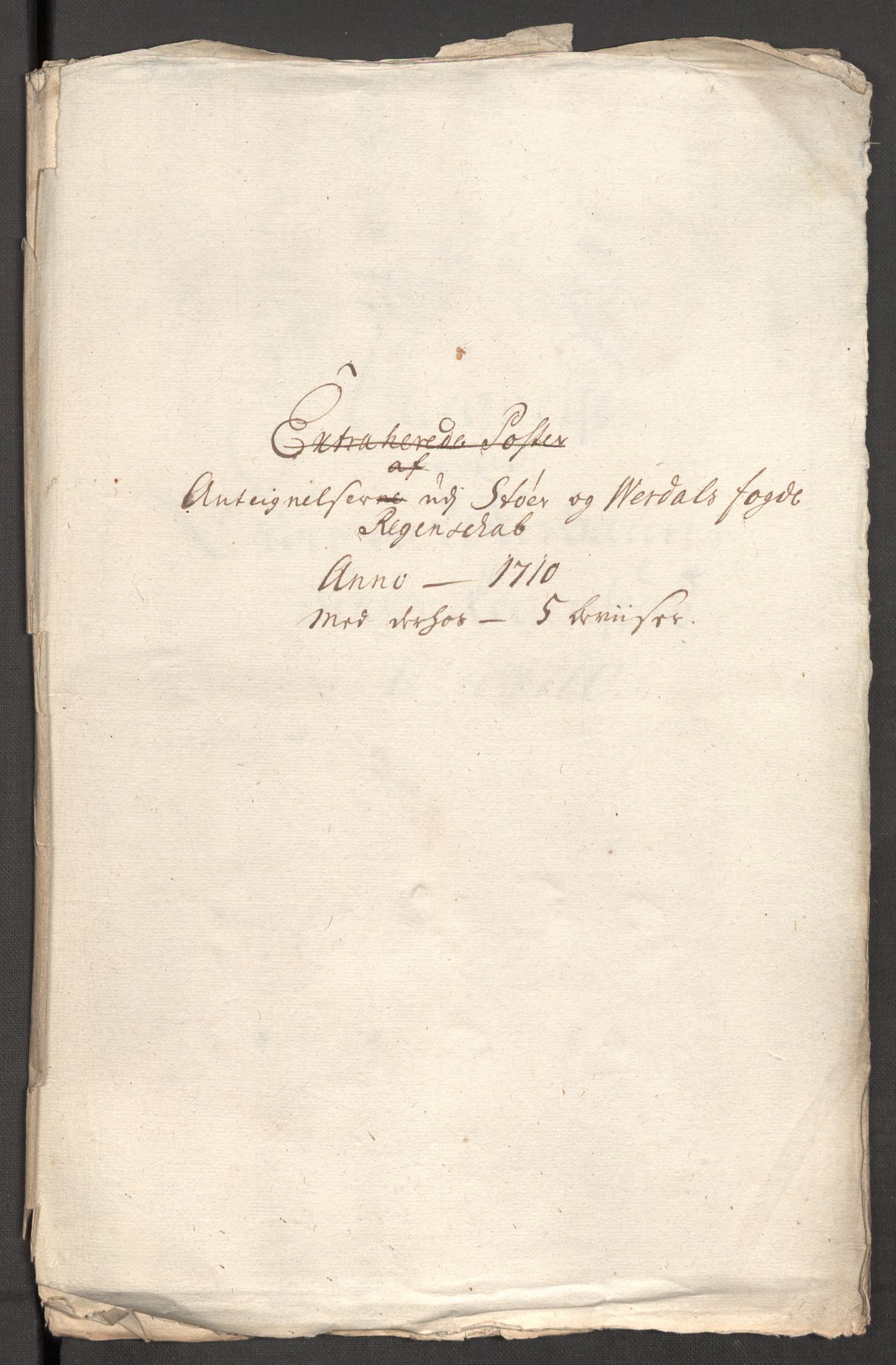 Rentekammeret inntil 1814, Reviderte regnskaper, Fogderegnskap, RA/EA-4092/R62/L4200: Fogderegnskap Stjørdal og Verdal, 1710, s. 266
