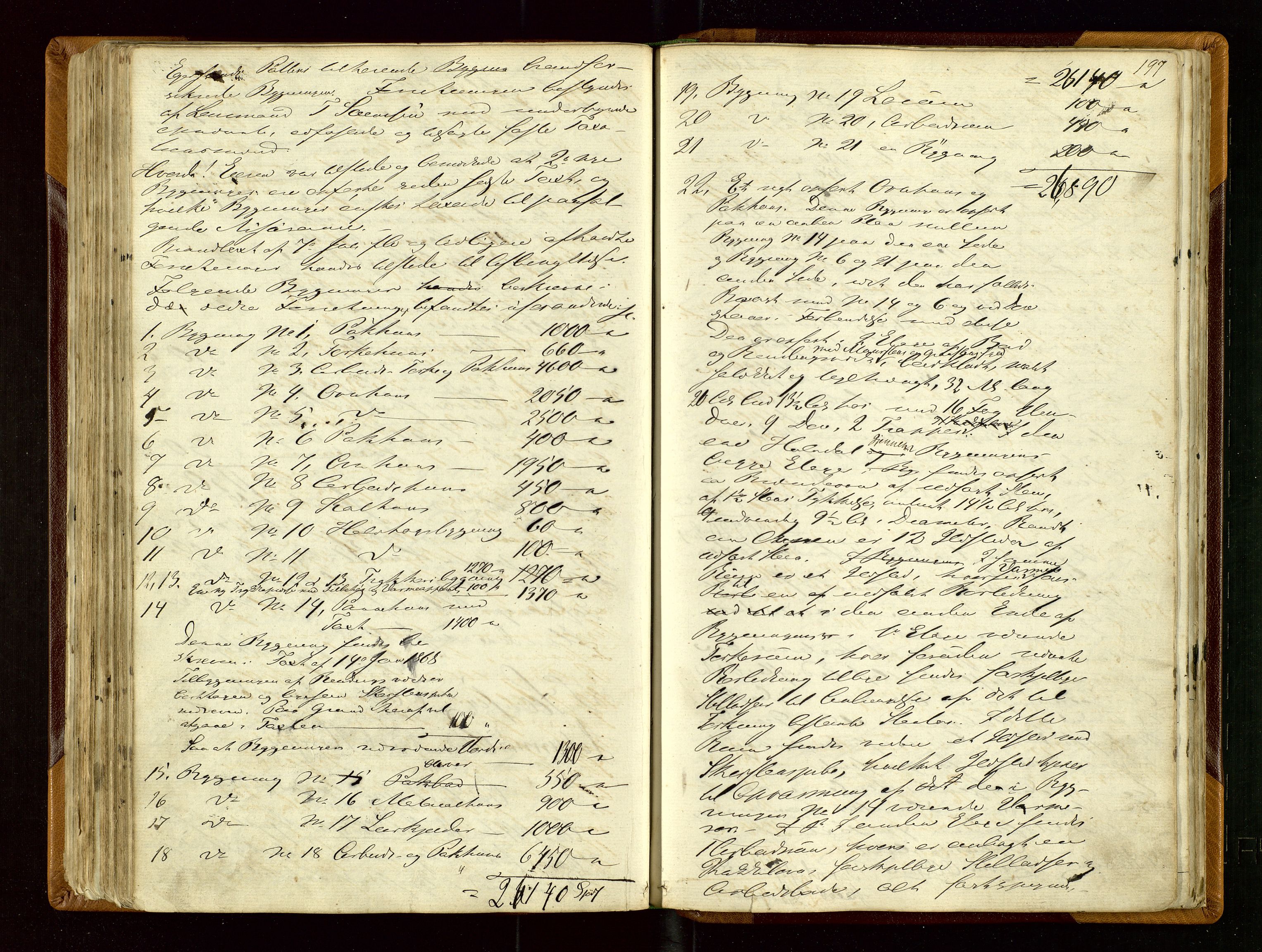 Eigersund lensmannskontor, AV/SAST-A-100171/God/L0002: Branntakstprotokoll, 1860-1873, s. 196b-197a