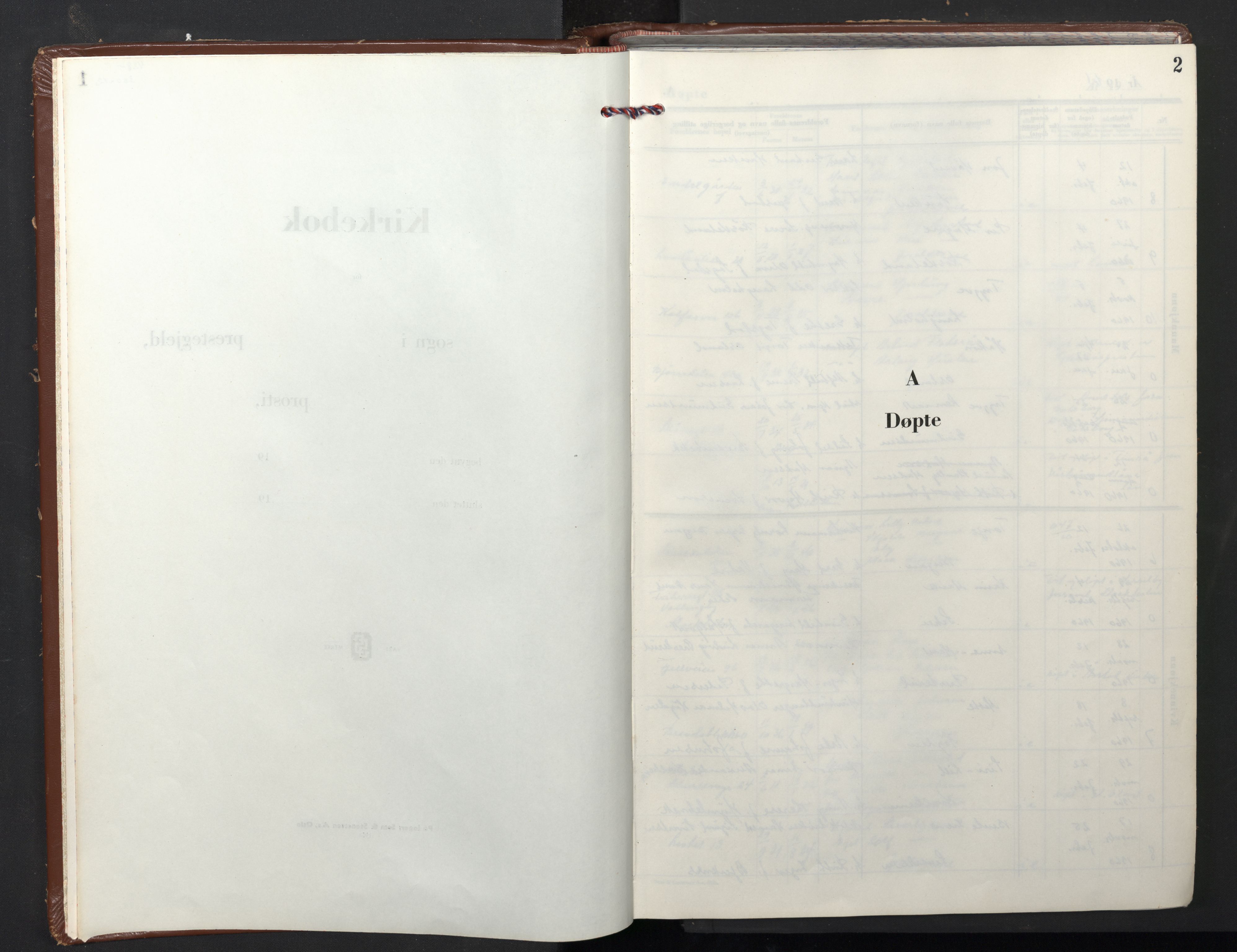 Domkirken sokneprestembete, SAB/A-74801/H/Hab/L0020: Klokkerbok nr. B 13, 1961-1966
