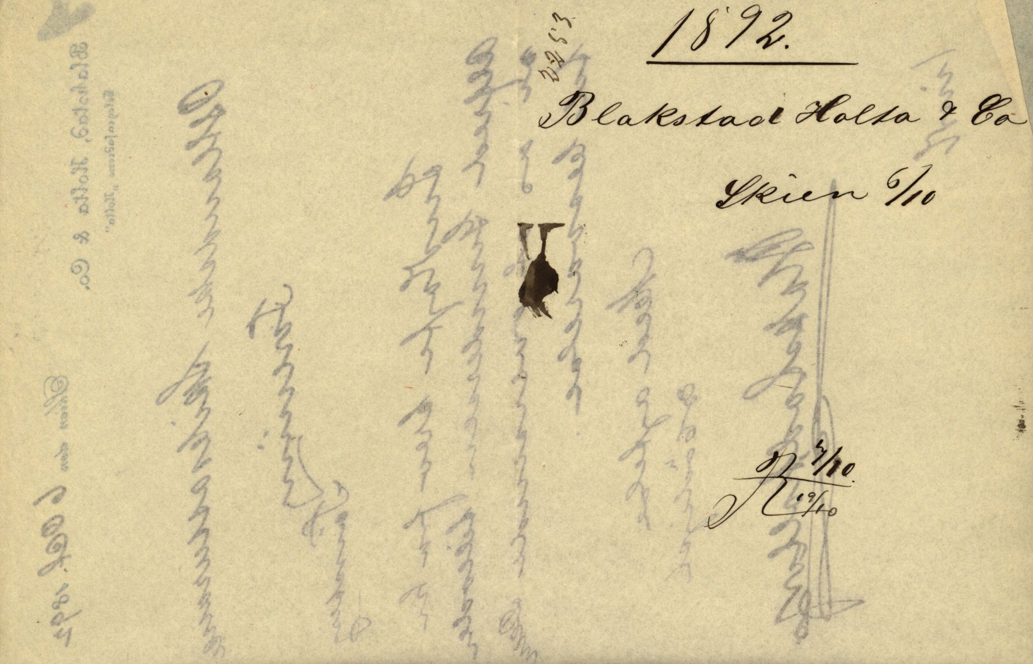 Pa 63 - Østlandske skibsassuranceforening, VEMU/A-1079/G/Ga/L0029/0007: Havaridokumenter / Diamant, Foldin, Aise, Florida, Flora, 1892, s. 128