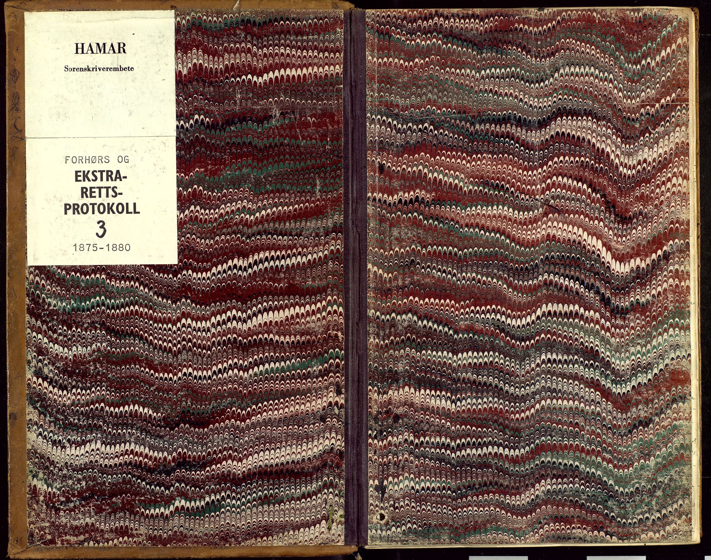 Hamar sorenskriveri, SAH/TING-030/G/Gc/L0003: Forhørs- og ekstrarettsprotokoll, 1875-1880